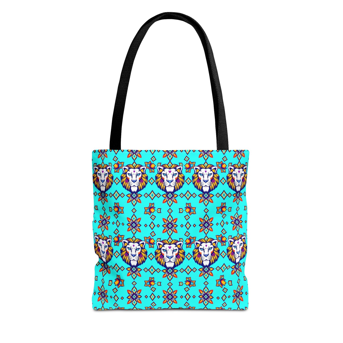 Tote Bag (AOP), Leo, Zodiac v1, Jewel Pattern