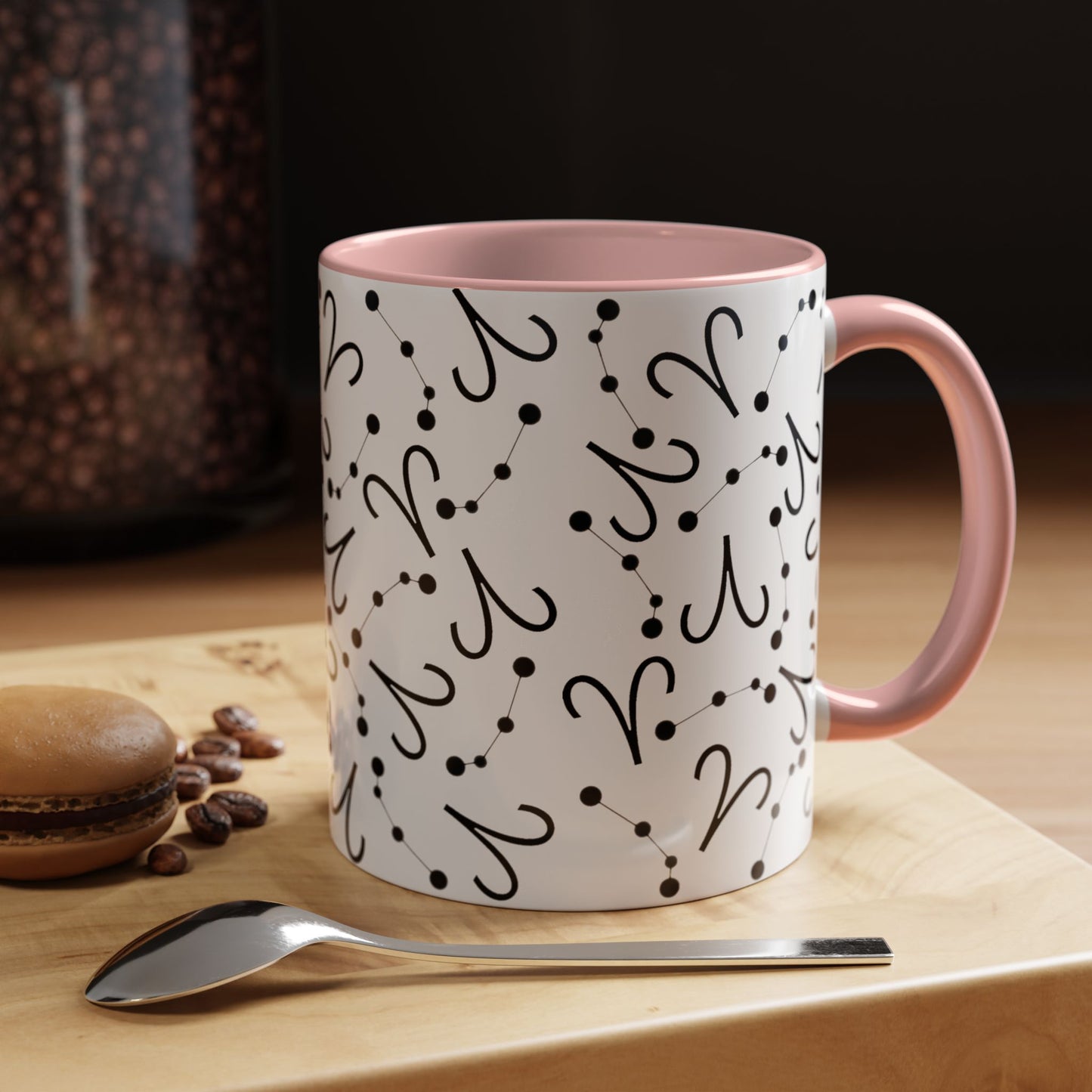 Accent Coffee Mug with the Aries sign (11, 15oz)