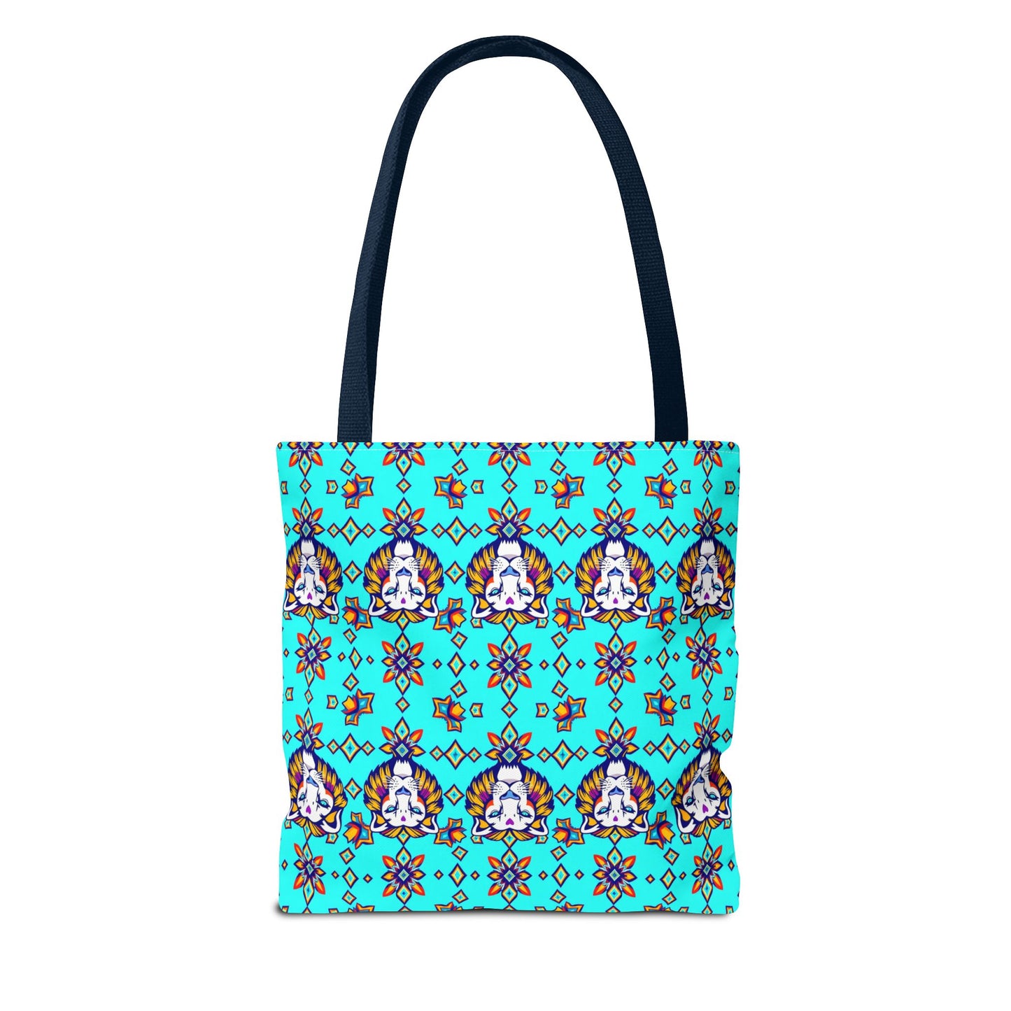 Tote Bag (AOP), Leo, Zodiac v1, Jewel Pattern