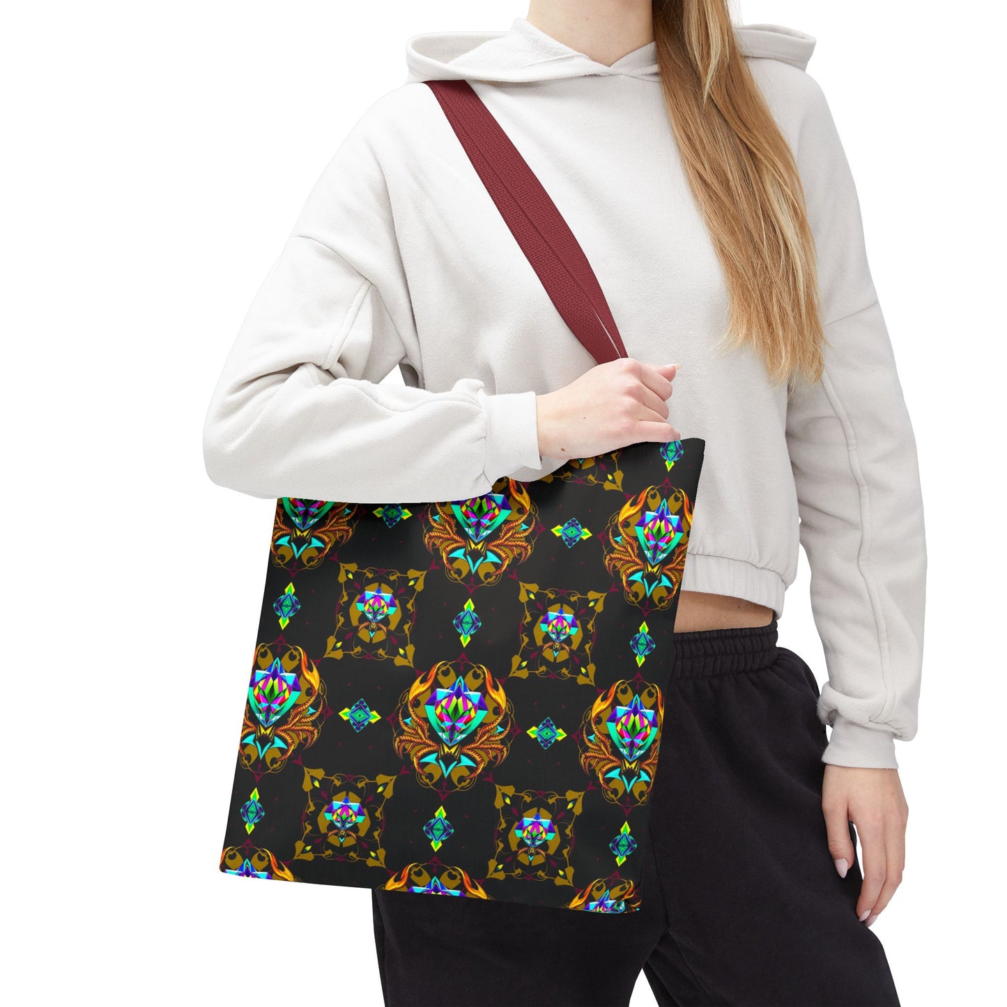 Tote Bag (AOP), Scorpio, Zodiac, Jewel Pattern