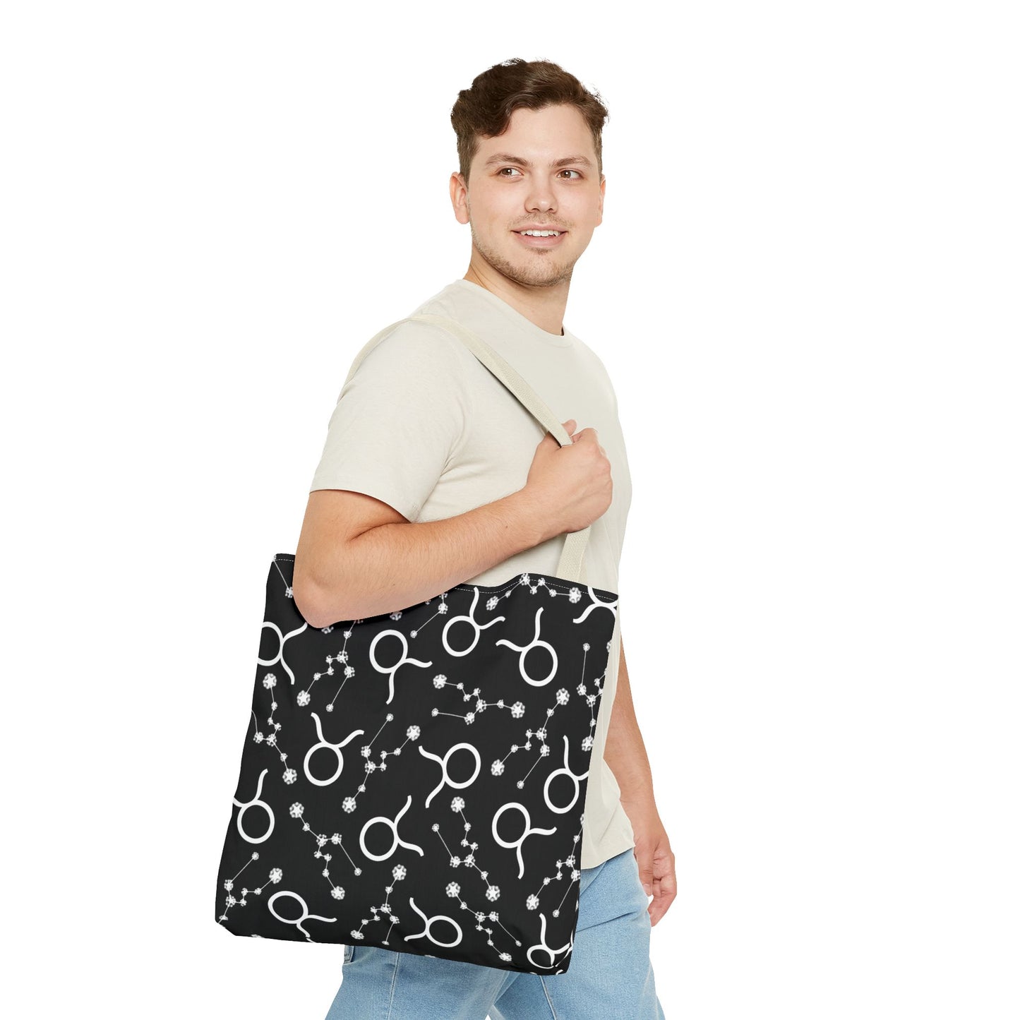 Tote Bag Taurus Zodiac sign AOP