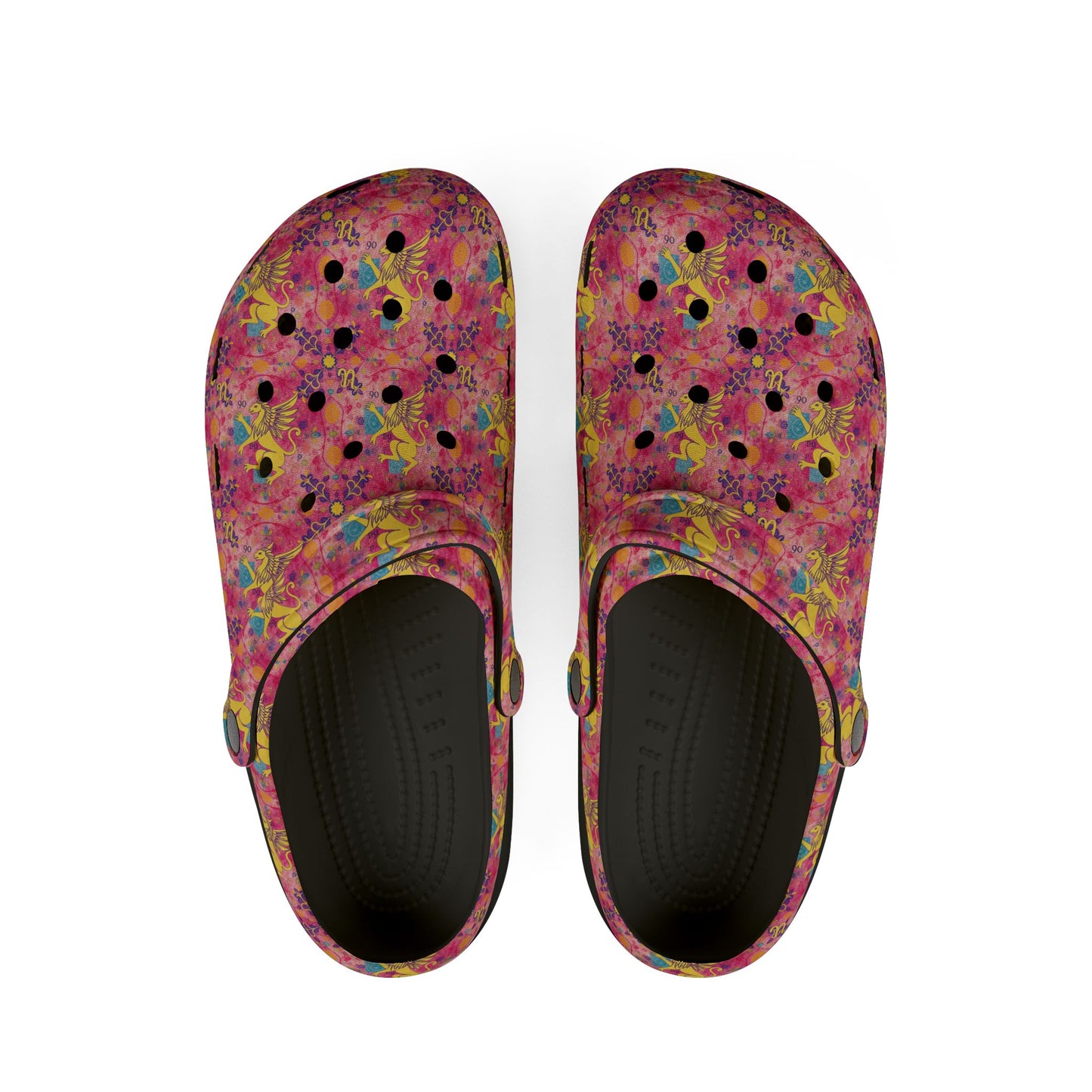 EVA Foam Rubber Shoes, (AOP), Virgo, Zodiac v1, Pattern
