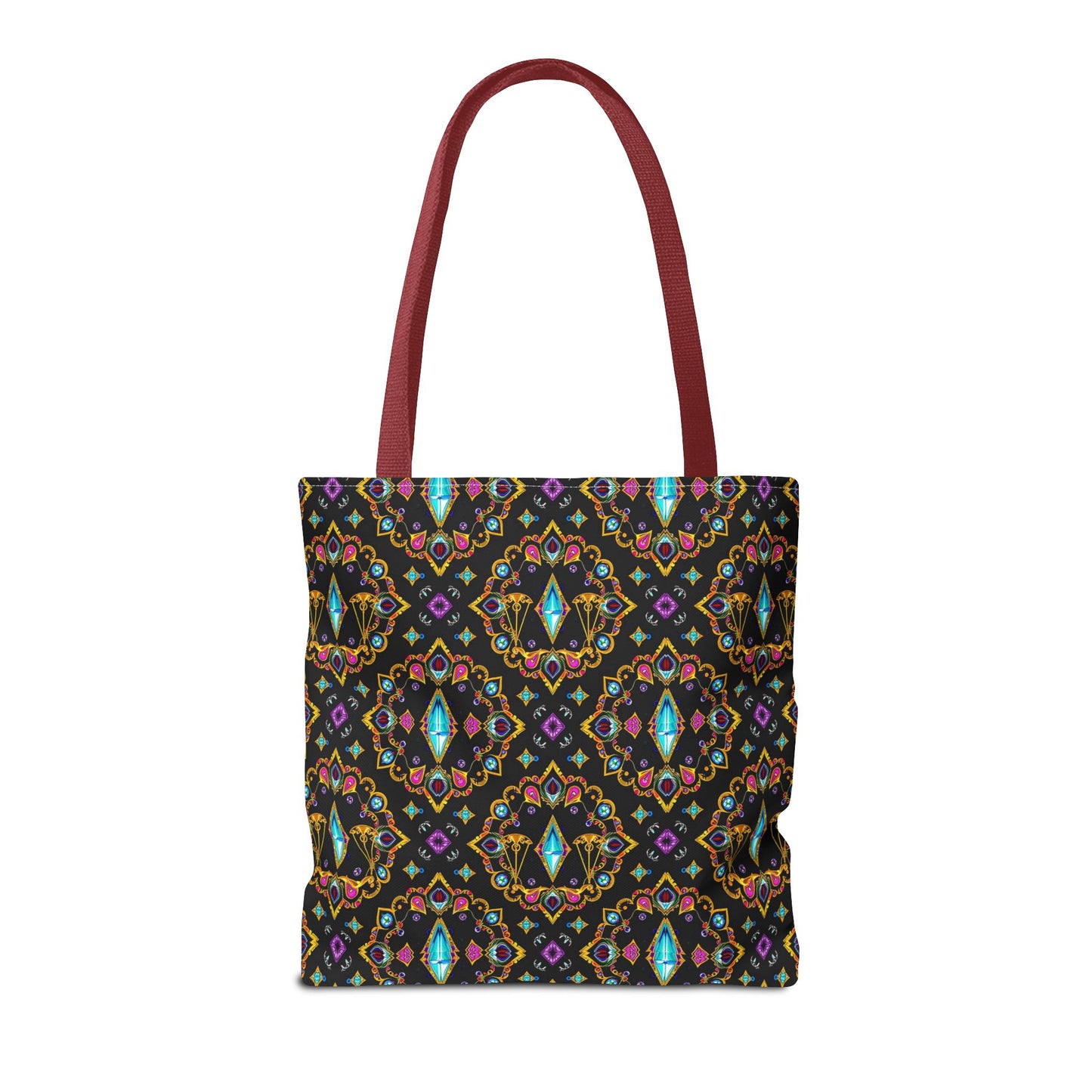 Tote Bag (AOP), Libra, Zodiac v1, Jewel Pattern
