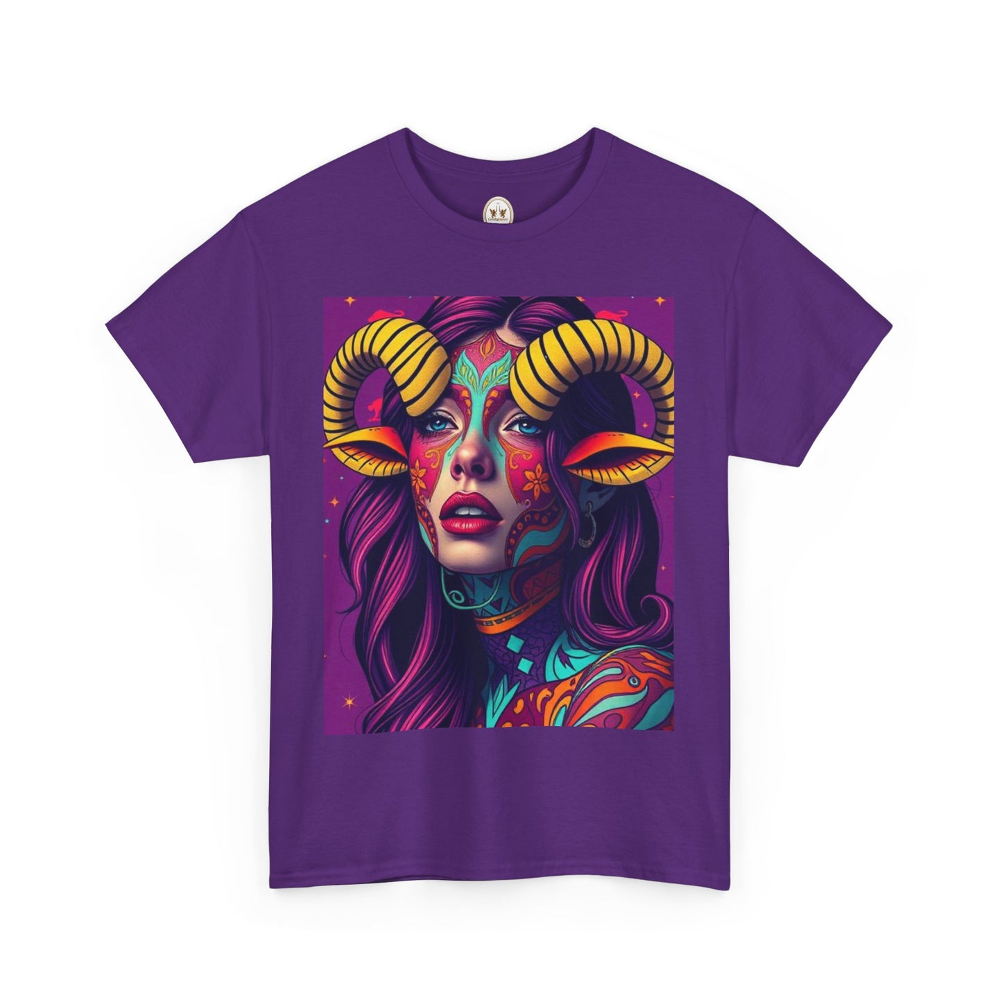 Unisex Heavy Cotton T-Shirt, Taurus, Zodiac v2, Sexy Art