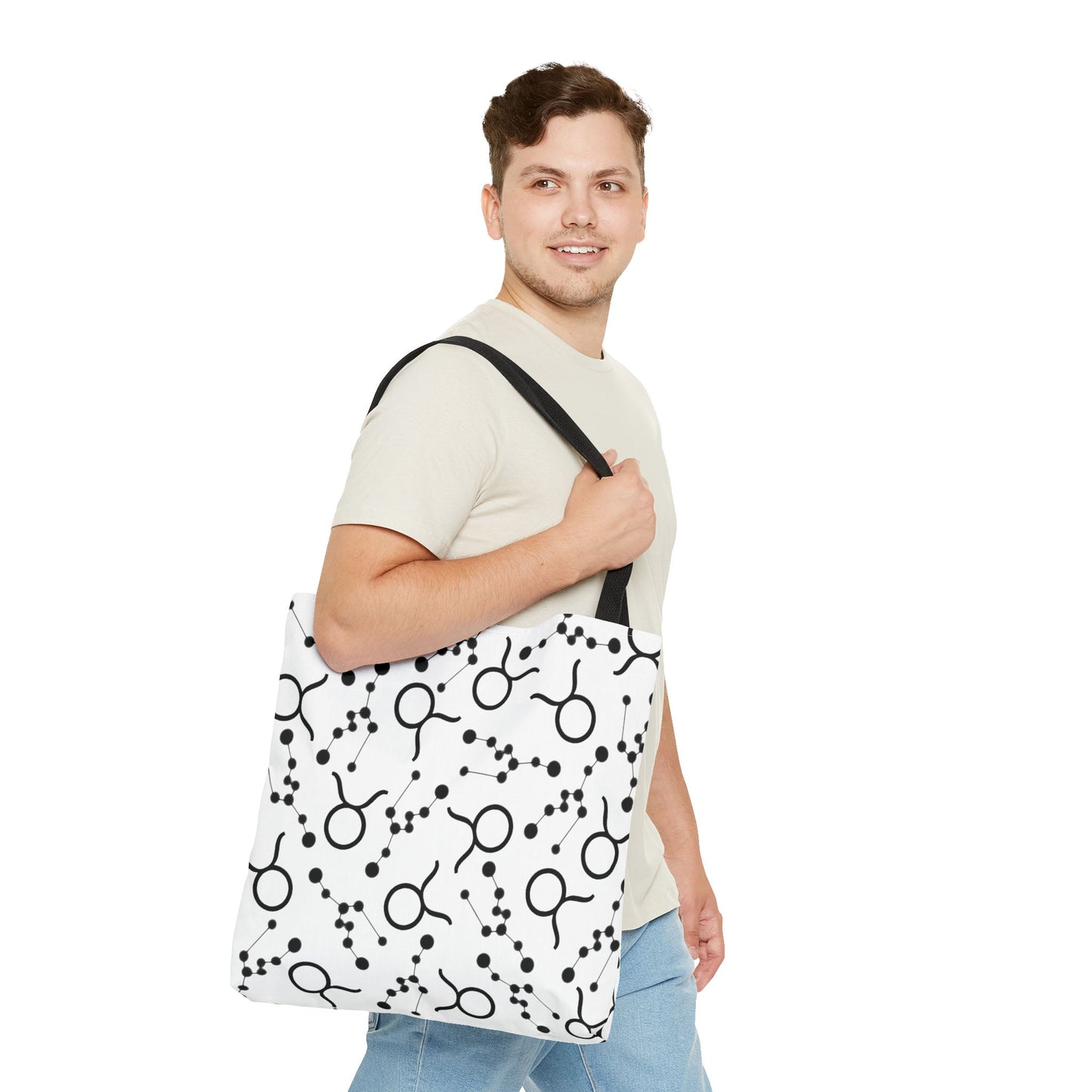 Tote Bag Taurus Zodiac sign AOP