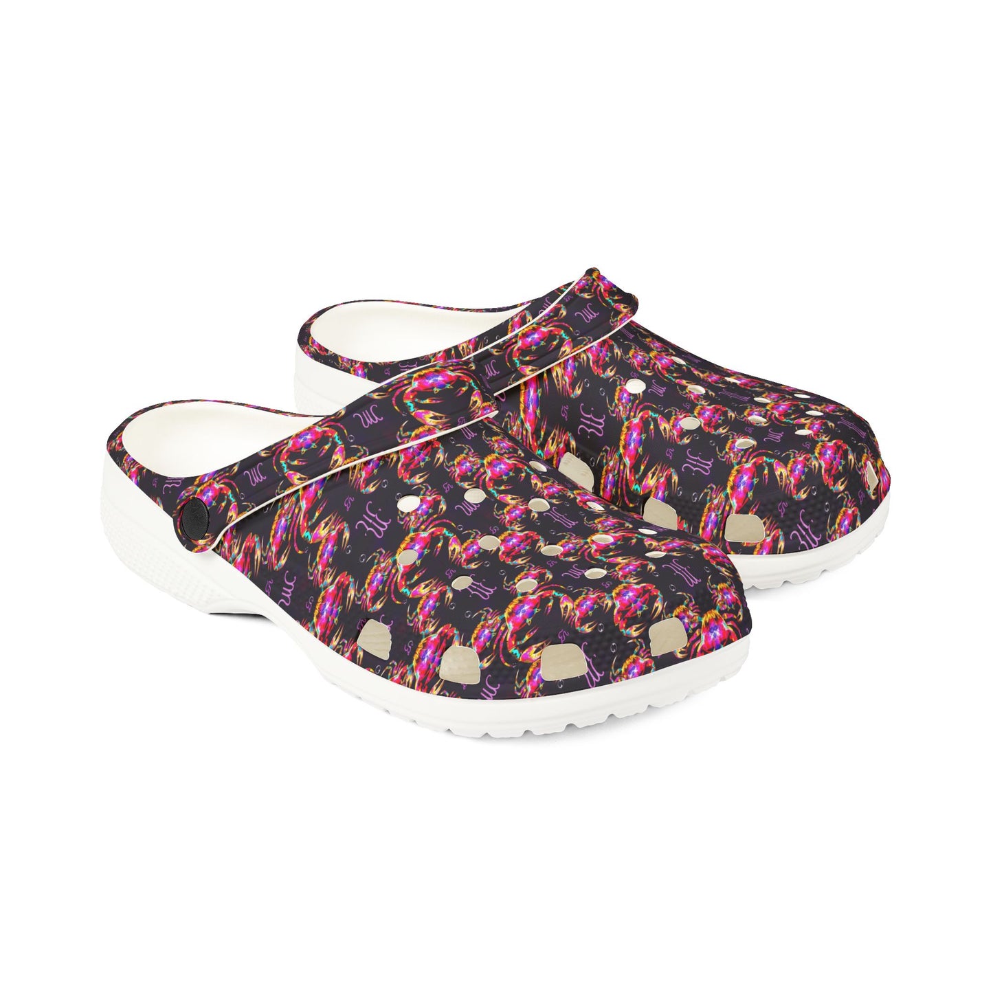 EVA Foam Rubber Shoes, (AOP), Cancer, Zodiac v4, Pattern