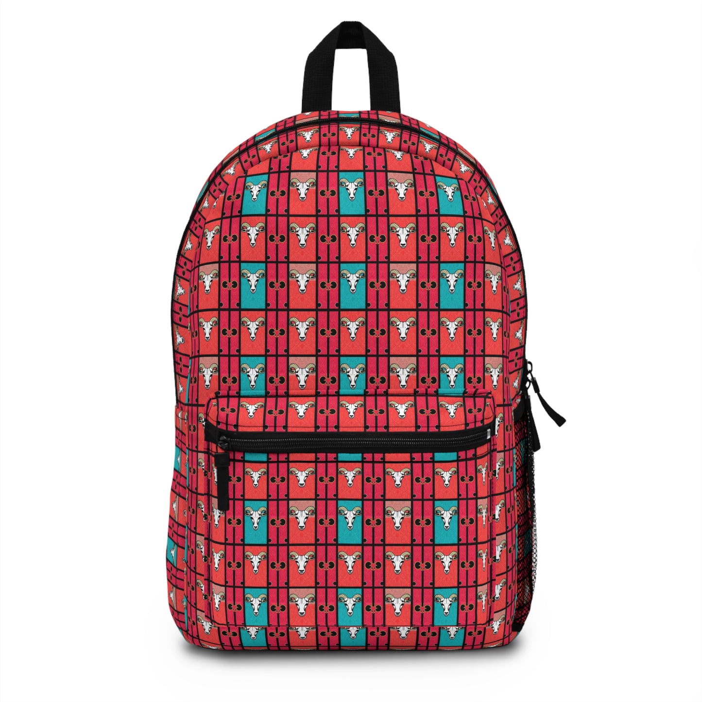 Backpack, Taurus, Zodiac v1, Shapes Pattern