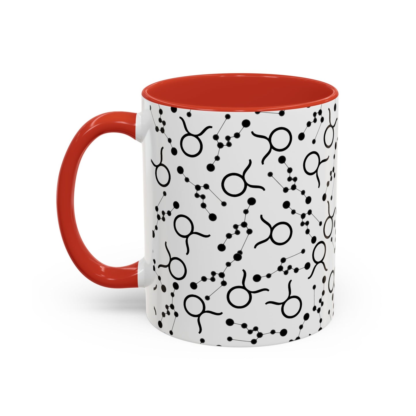 Accent Coffee Mug with the Taurus Zodiac sign (11, 15oz)
