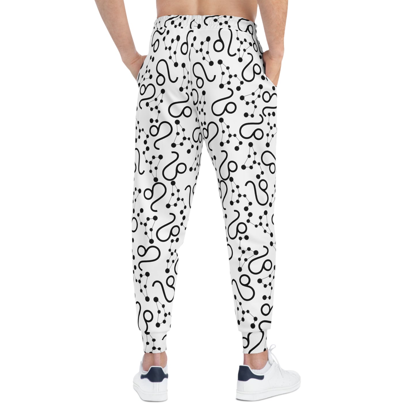 Athletic Joggers Leo Zodiac sign (AOP)