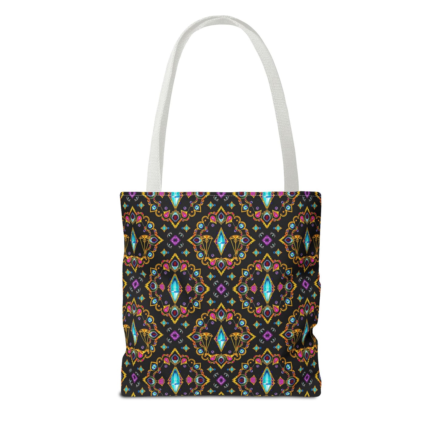 Tote Bag (AOP), Libra, Zodiac v1, Jewel Pattern
