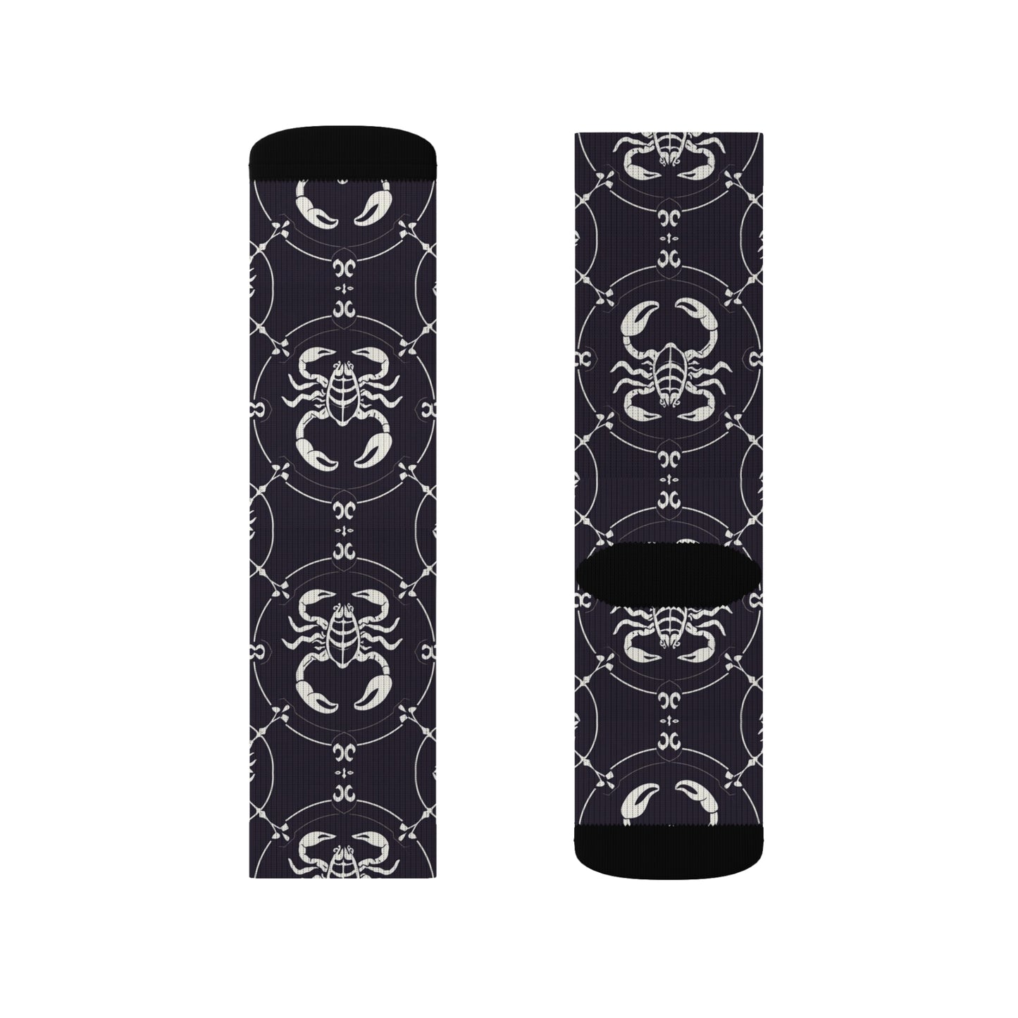 Sublimation Socks, Scorpio, Zodiac, Pattern