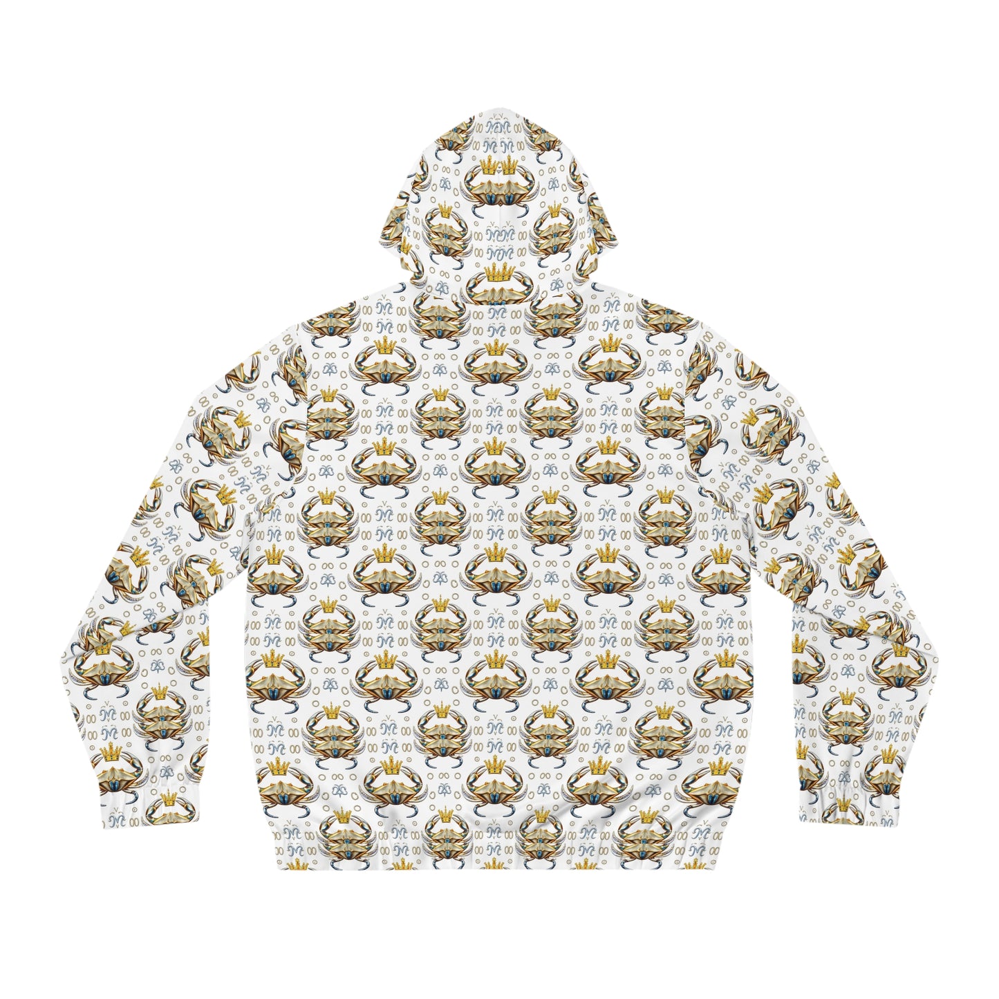 Full-Zip Hoodie (AOP), Cancer, Zodiac v1, Pattern