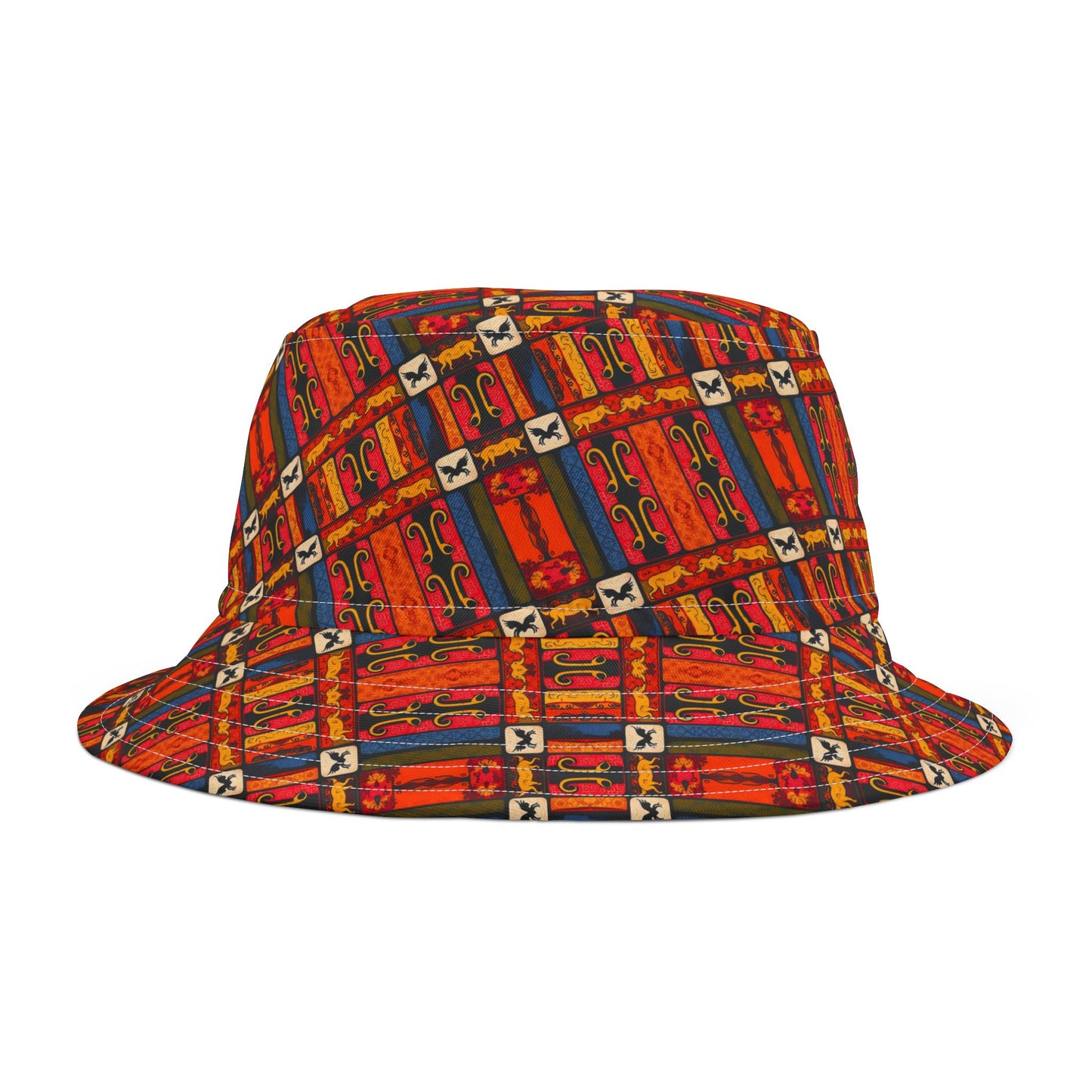 Bucket Hat, (AOP), Virgo v1, Zodiac Shape Pattern