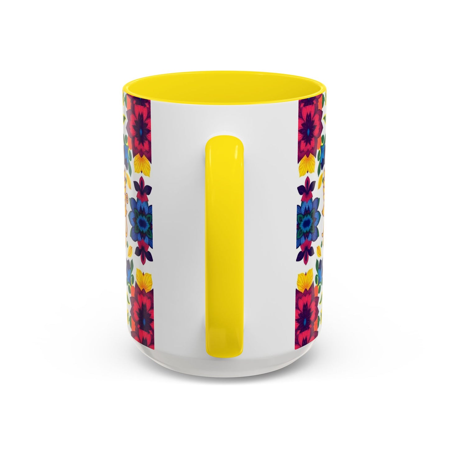 Accent Coffee Mug, Gemini, Zodiac, Flower Pattern, (11, 15oz)