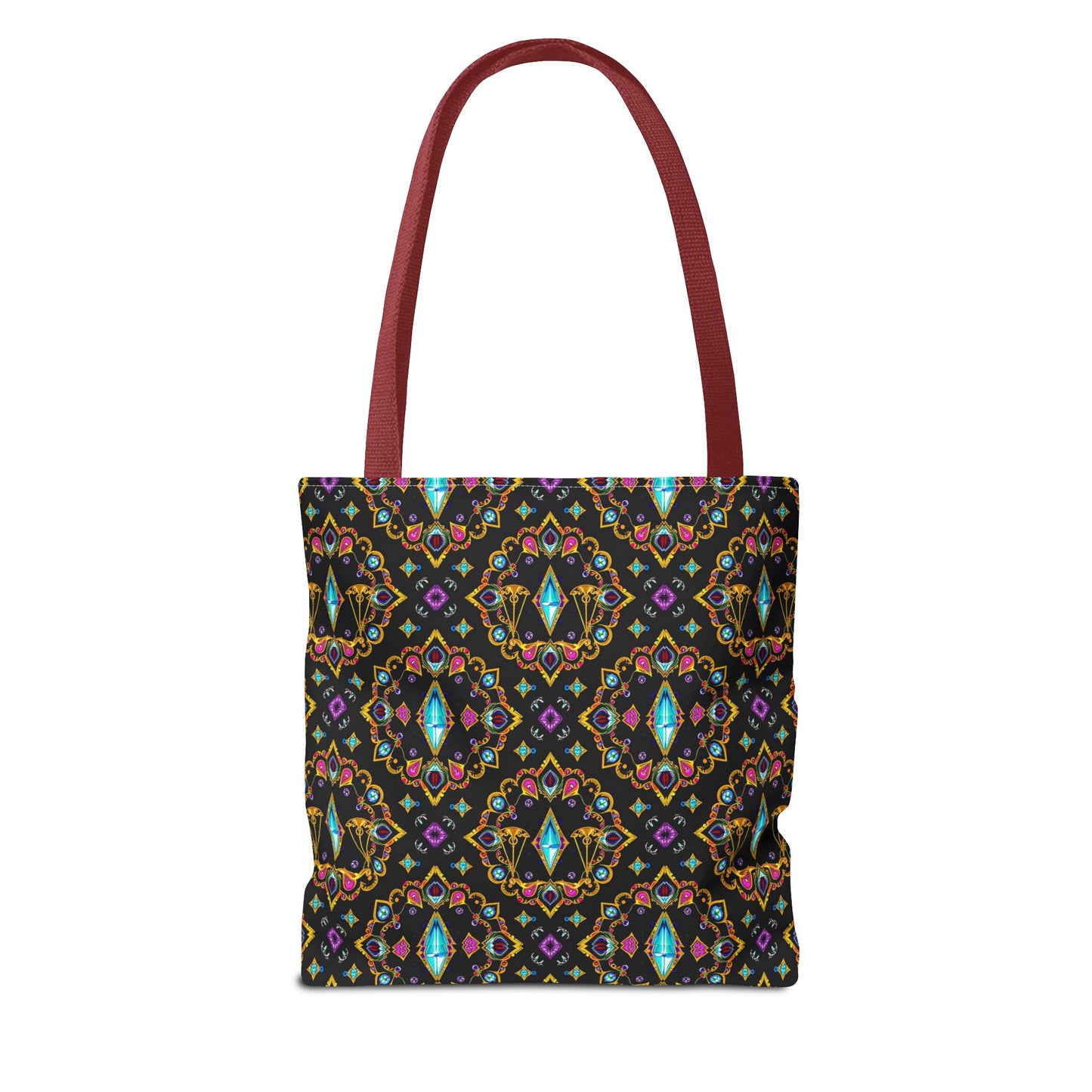 Tote Bag (AOP), Libra, Zodiac v1, Jewel Pattern