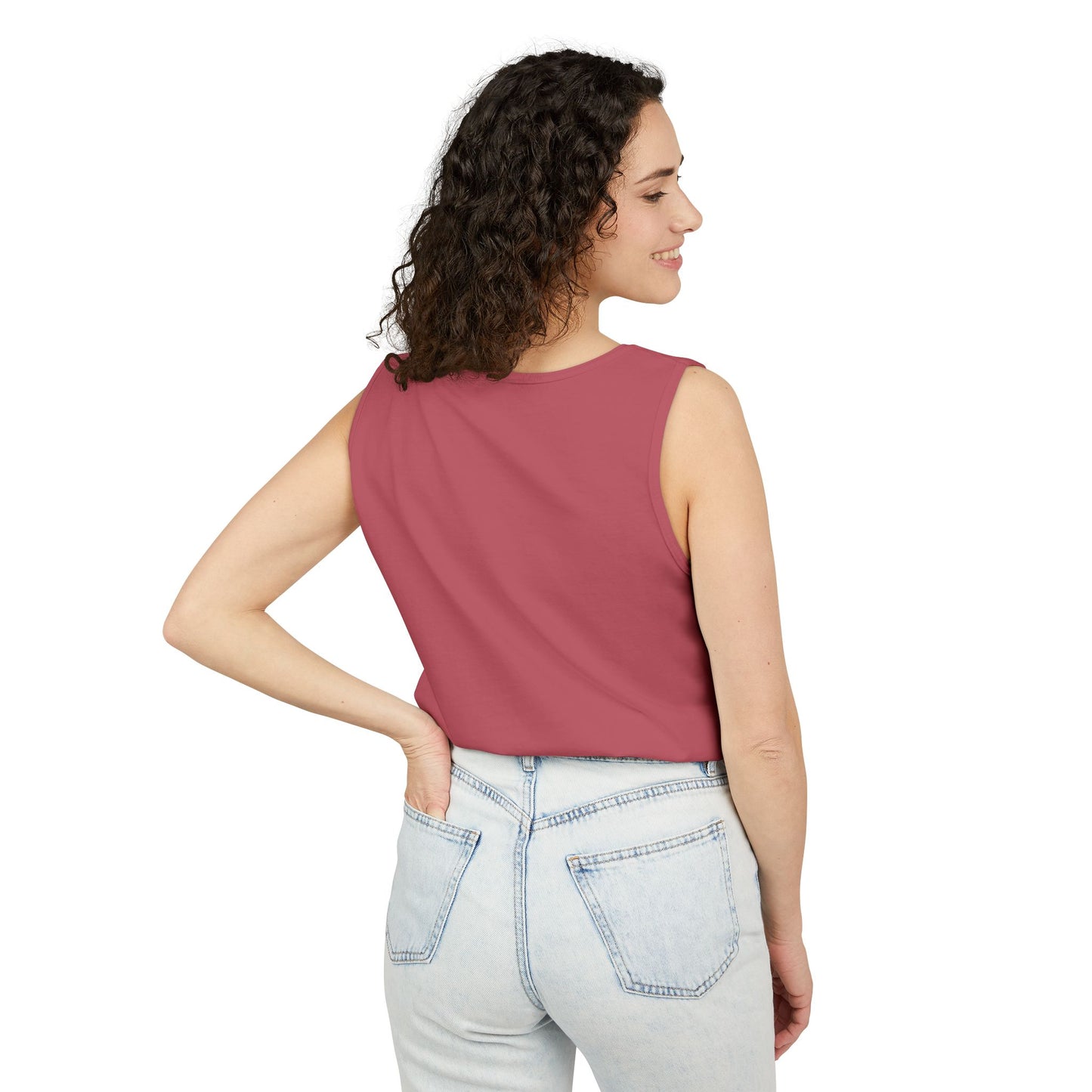 Unisex Garment-Dyed, Tank Top, Virgo Design, Planet Animal, 100% US cotton