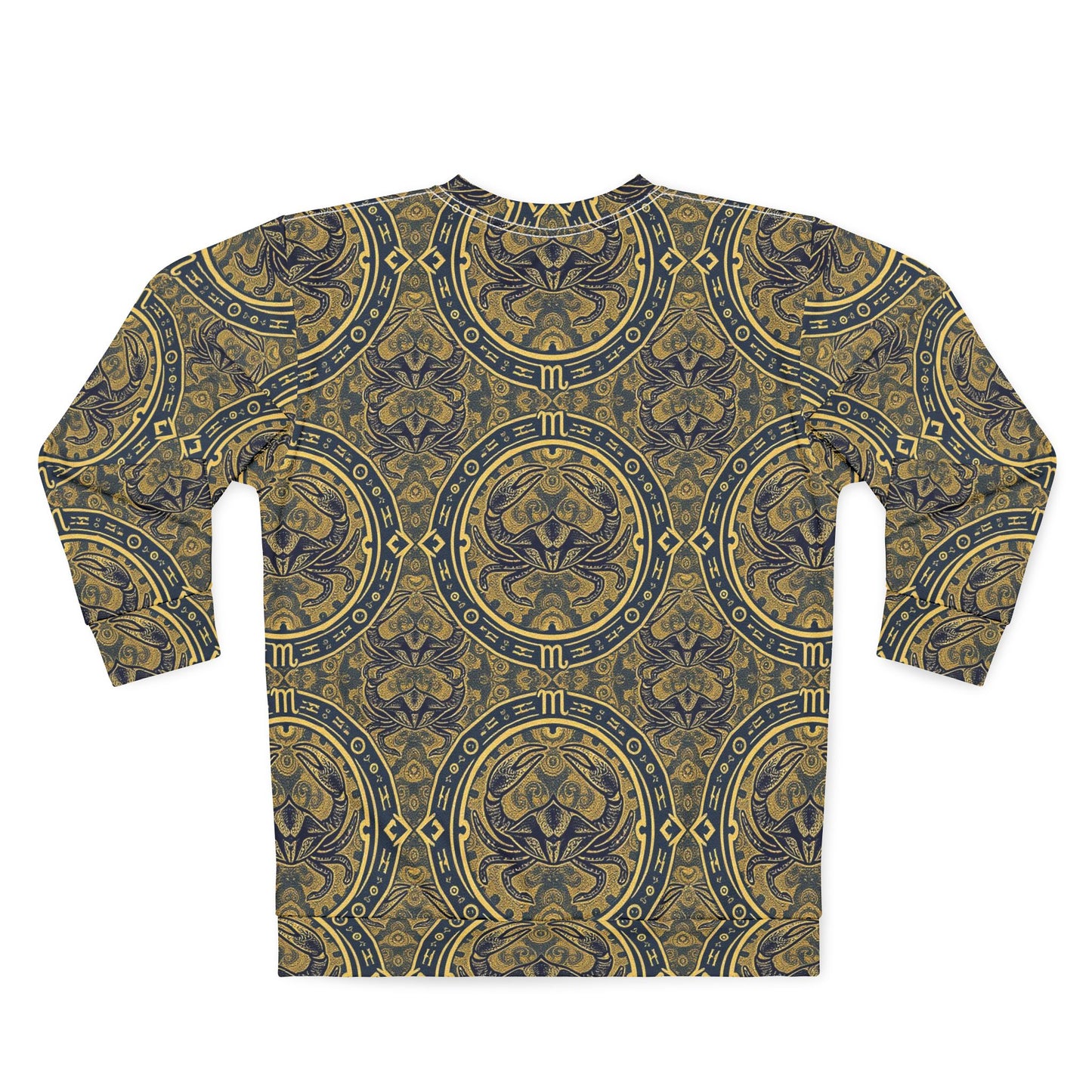 Unisex Sweatshirt, Zodiac Design, Pattern, Cancer, AOP