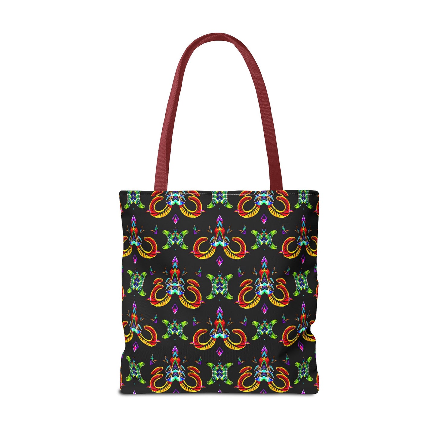 Tote Bag (AOP), Aries, Zodiac, Jewel Pattern