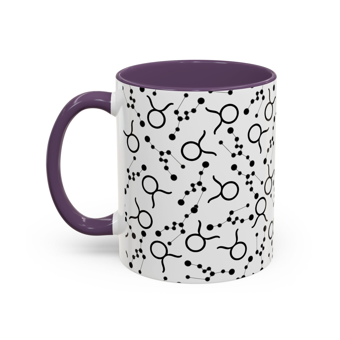 Accent Coffee Mug with the Taurus Zodiac sign (11, 15oz)