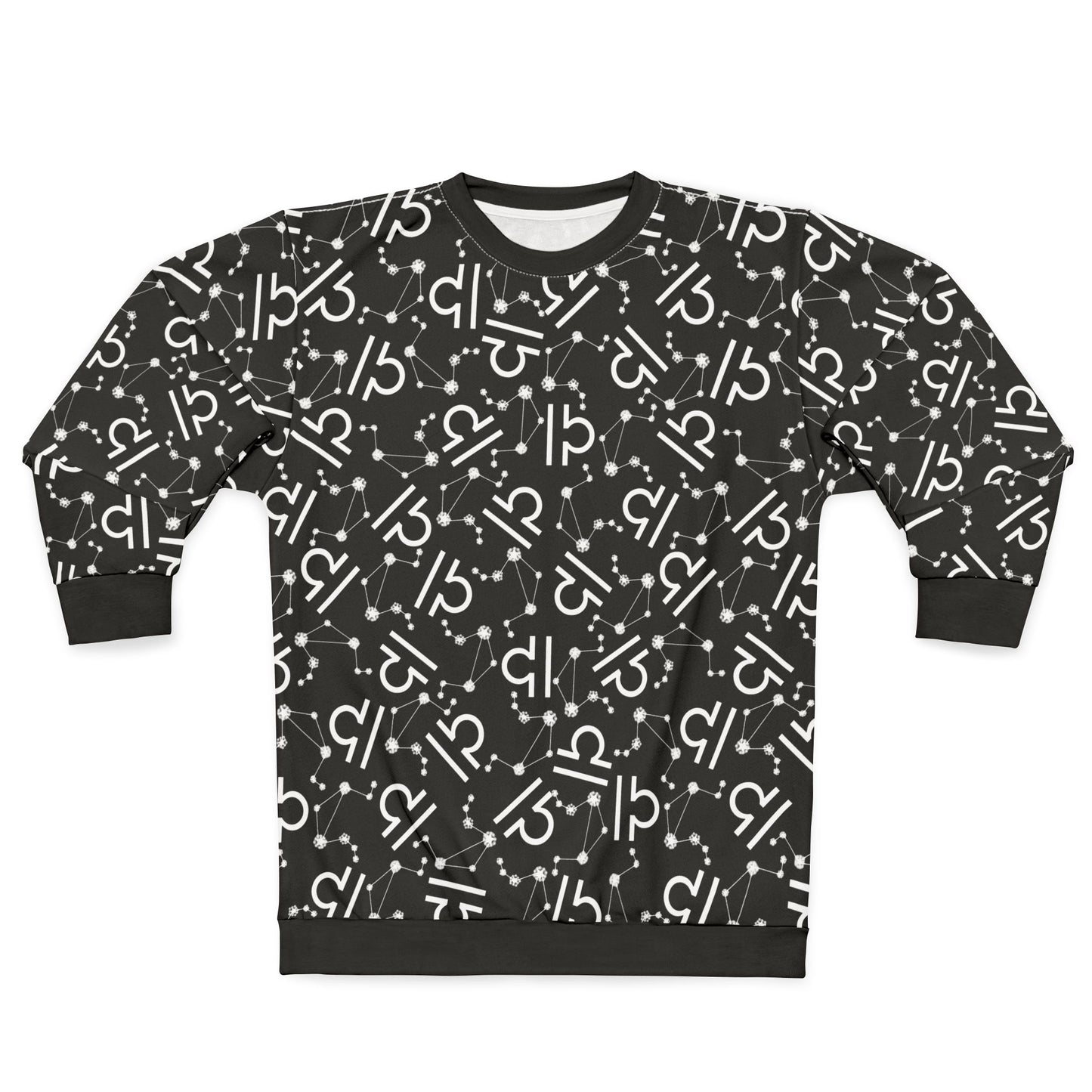 Zodiac AOP Unisex Sweatshirt Libra Zodiac Sign