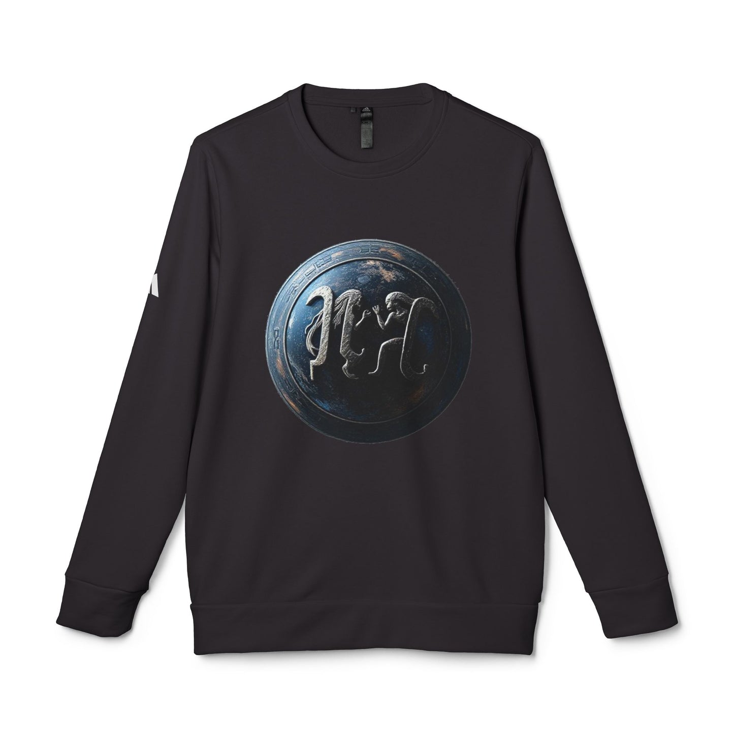 Adidas, Unisex Fleece Crewneck Sweatshirt, Gemini, Space Symbol, Zodiac