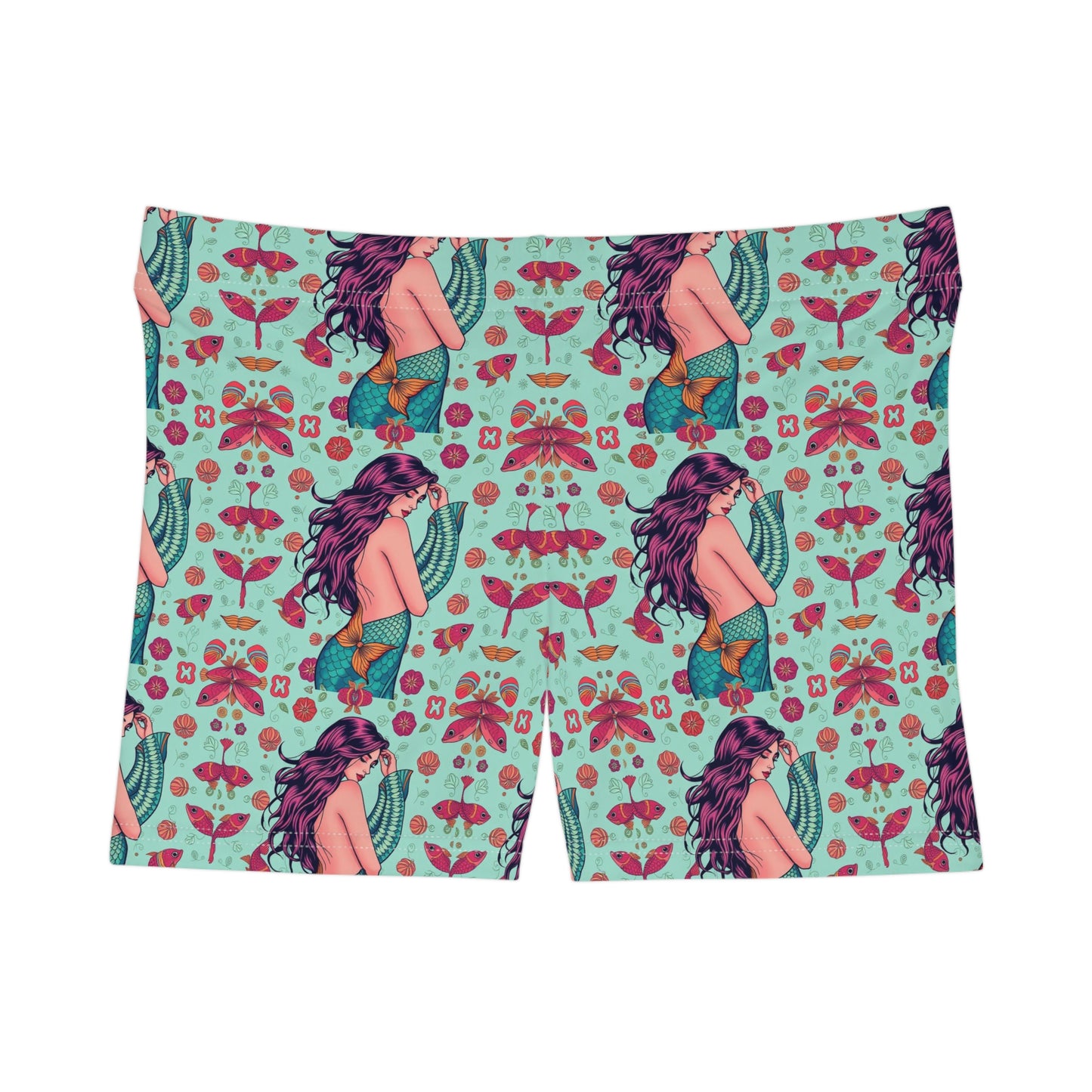 Women's Shorts, (AOP), Pisces, Zodiac v1, Sexy Pattern