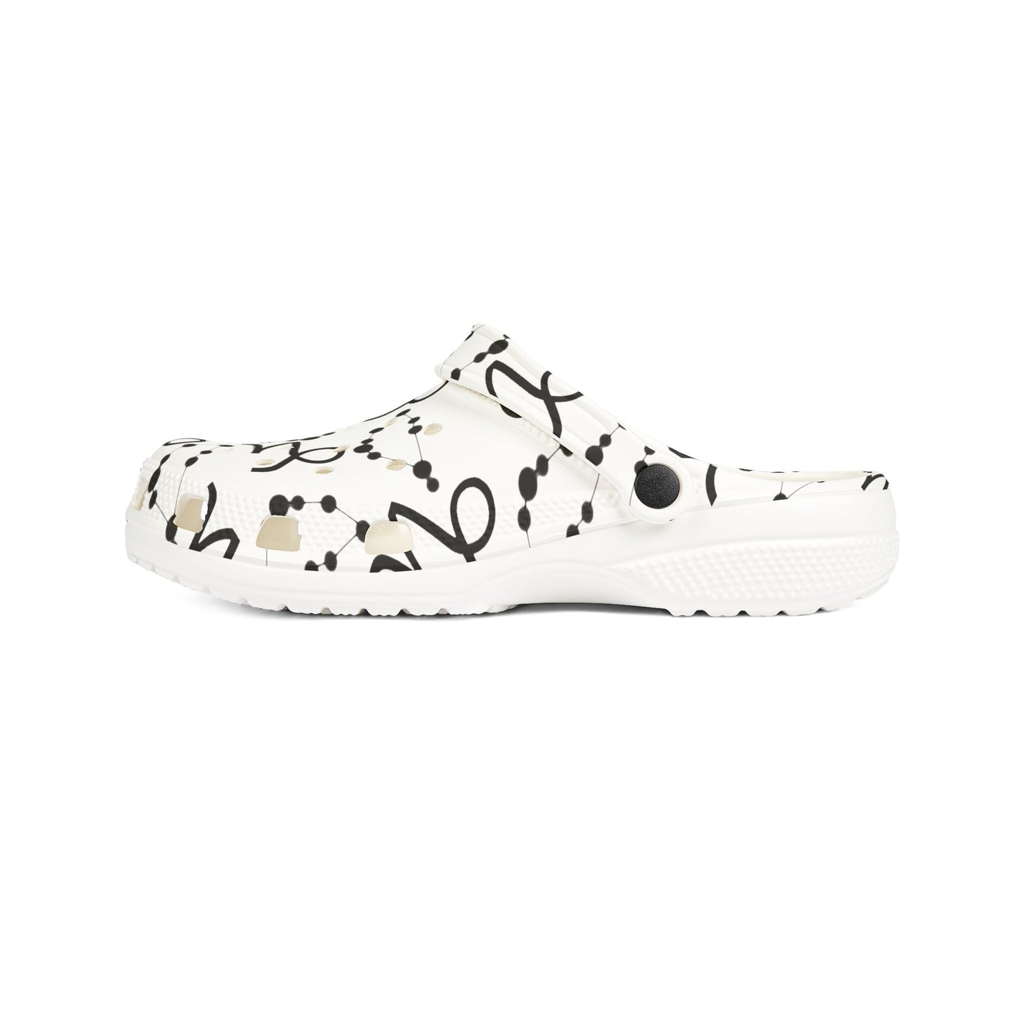 EVA Foam Rubber Shoes (AOP), Material 100% EVA, Capricorn Zodiac Design