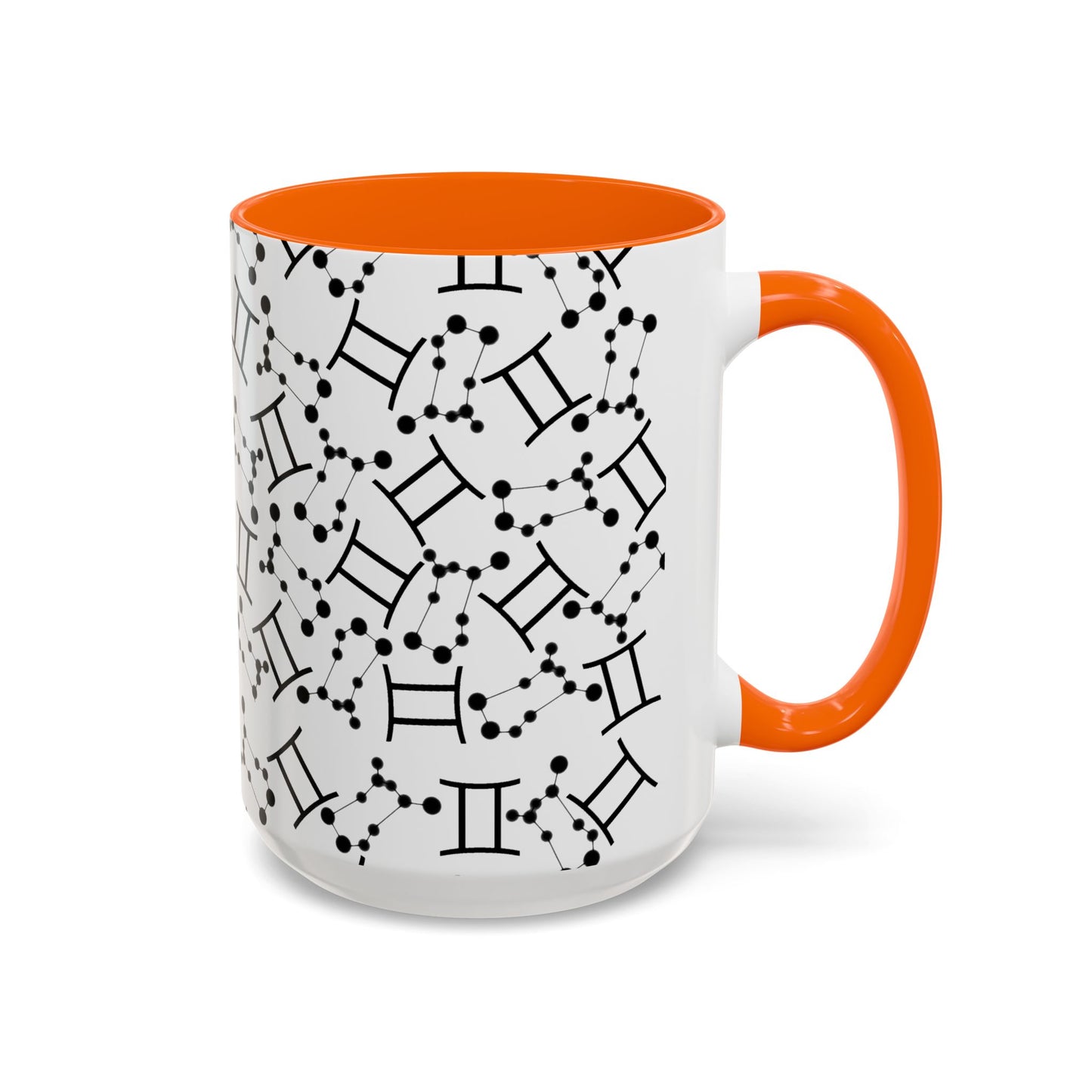 Accent Coffee Mug with the Gemini sign (11, 15oz)