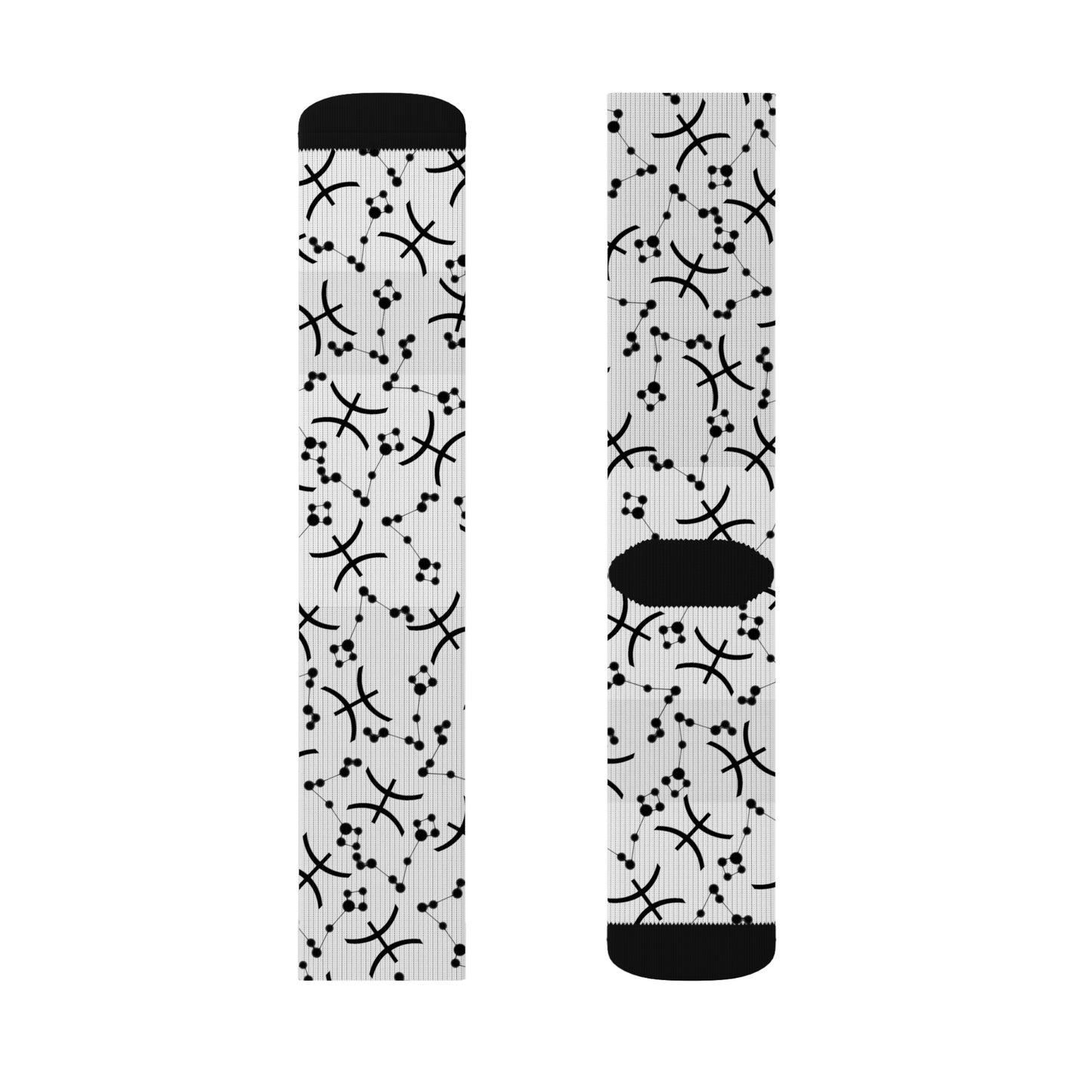 Zodiac Sublimation Socks Pisces Zodiac sign