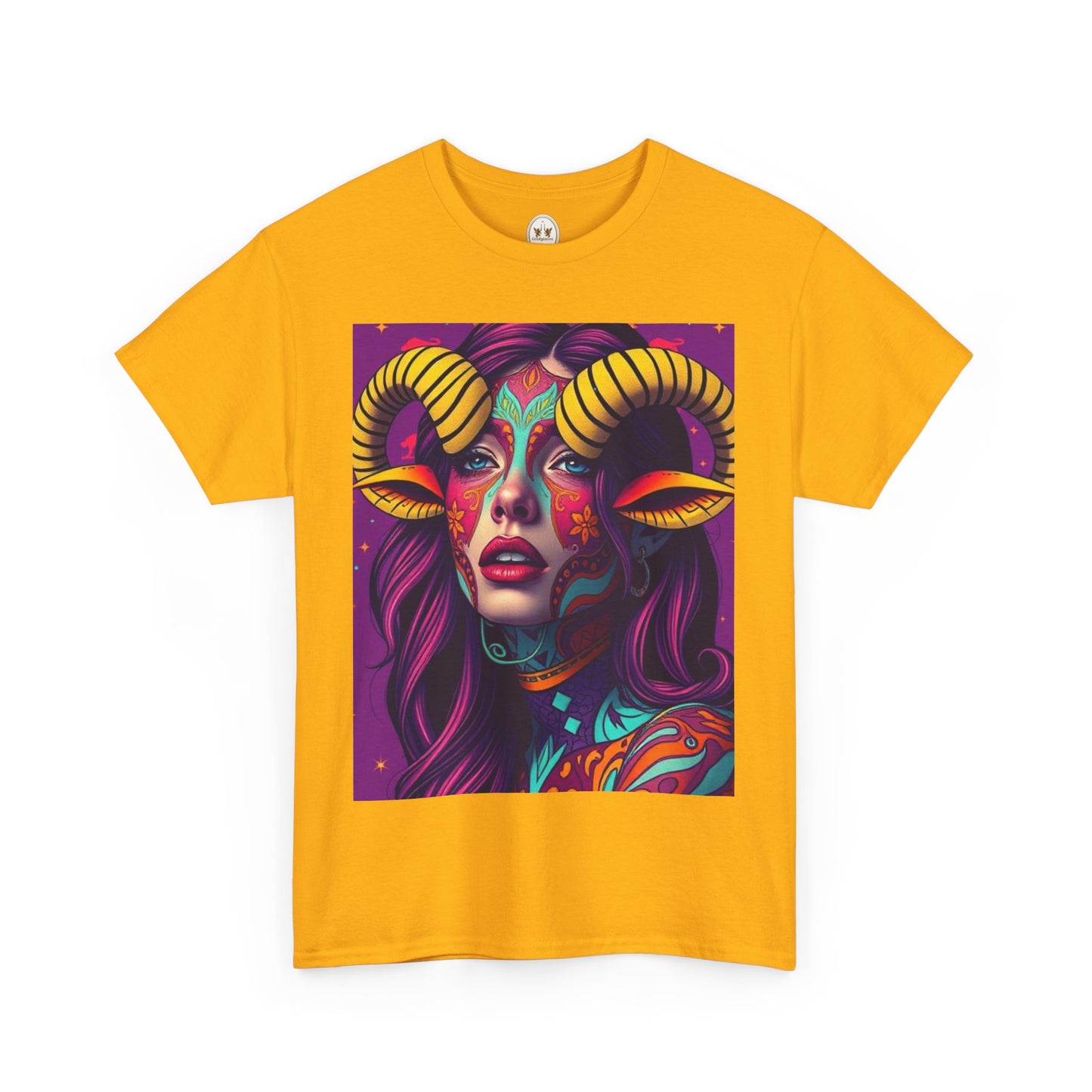 Unisex Heavy Cotton T-Shirt, Taurus, Zodiac v2, Sexy Art