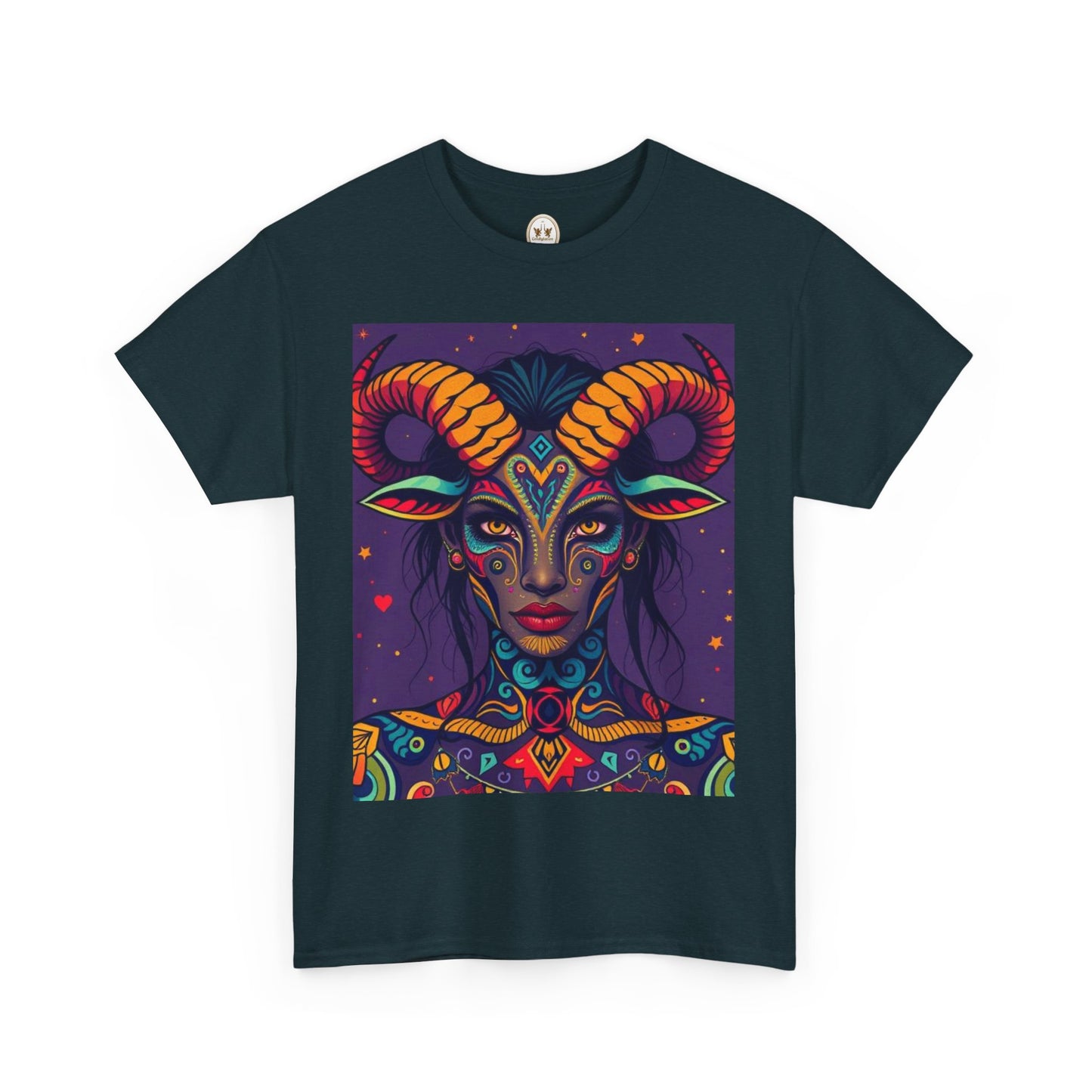 Unisex Heavy Cotton T-Shirt, Taurus, Zodiac v3, Sexy Art