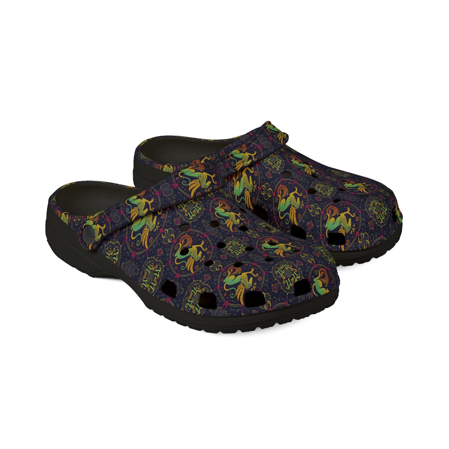 EVA Foam Rubber Shoes, (AOP), Virgo, Zodiac, Pattern
