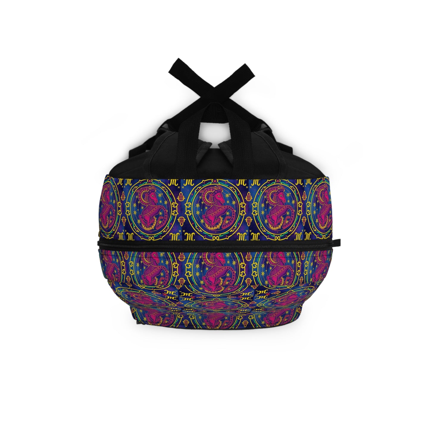 Backpack, Capricorn, Zodiac v2, Metal Pattern