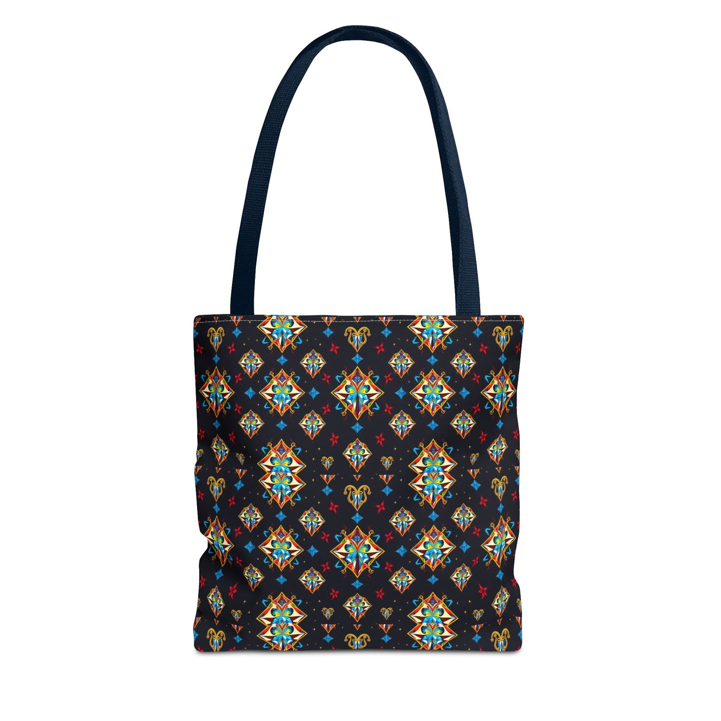Tote Bag (AOP), Sagittarius, Zodiac v1, Jewel Pattern