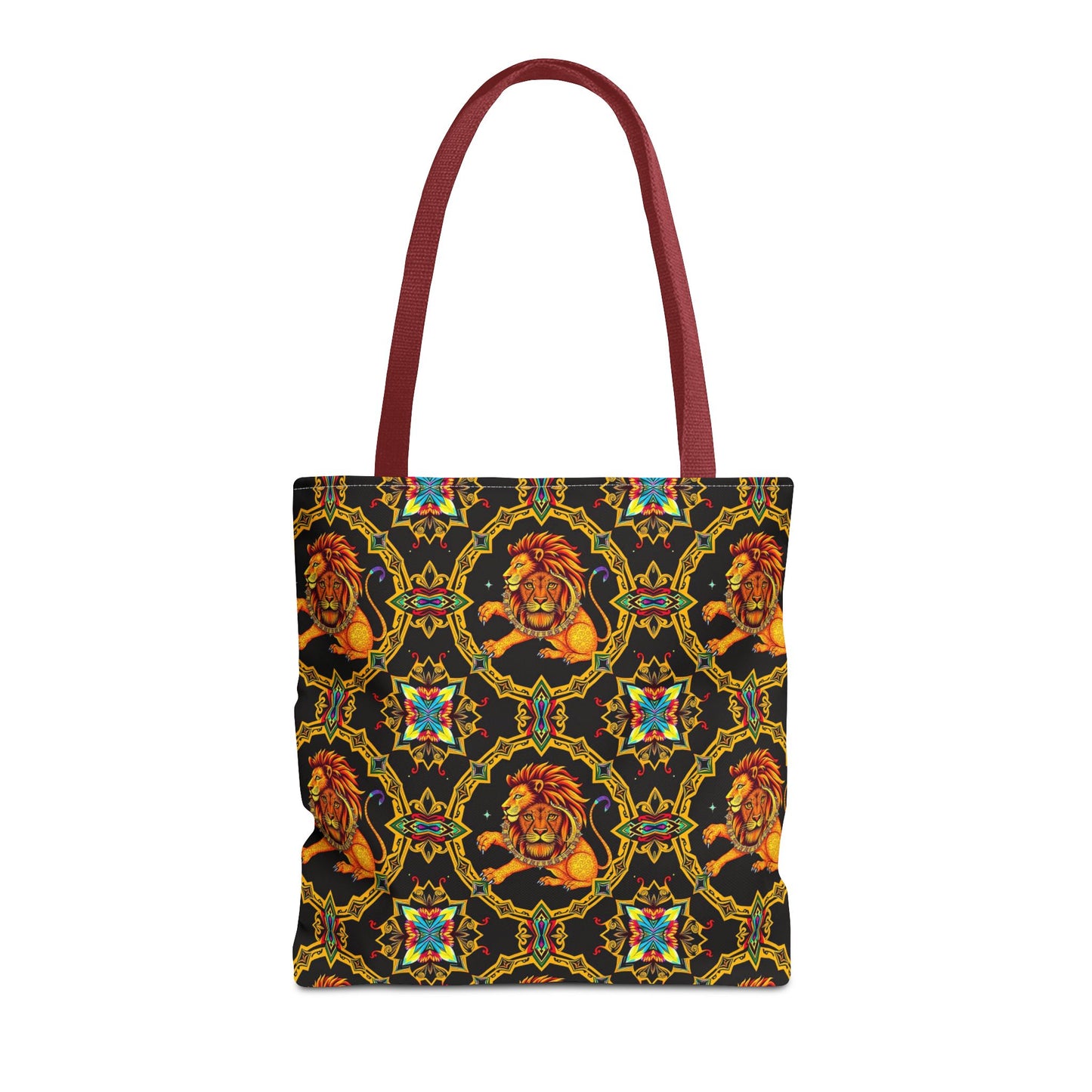 Tote Bag (AOP), Leo, Zodiac, Jewel Pattern