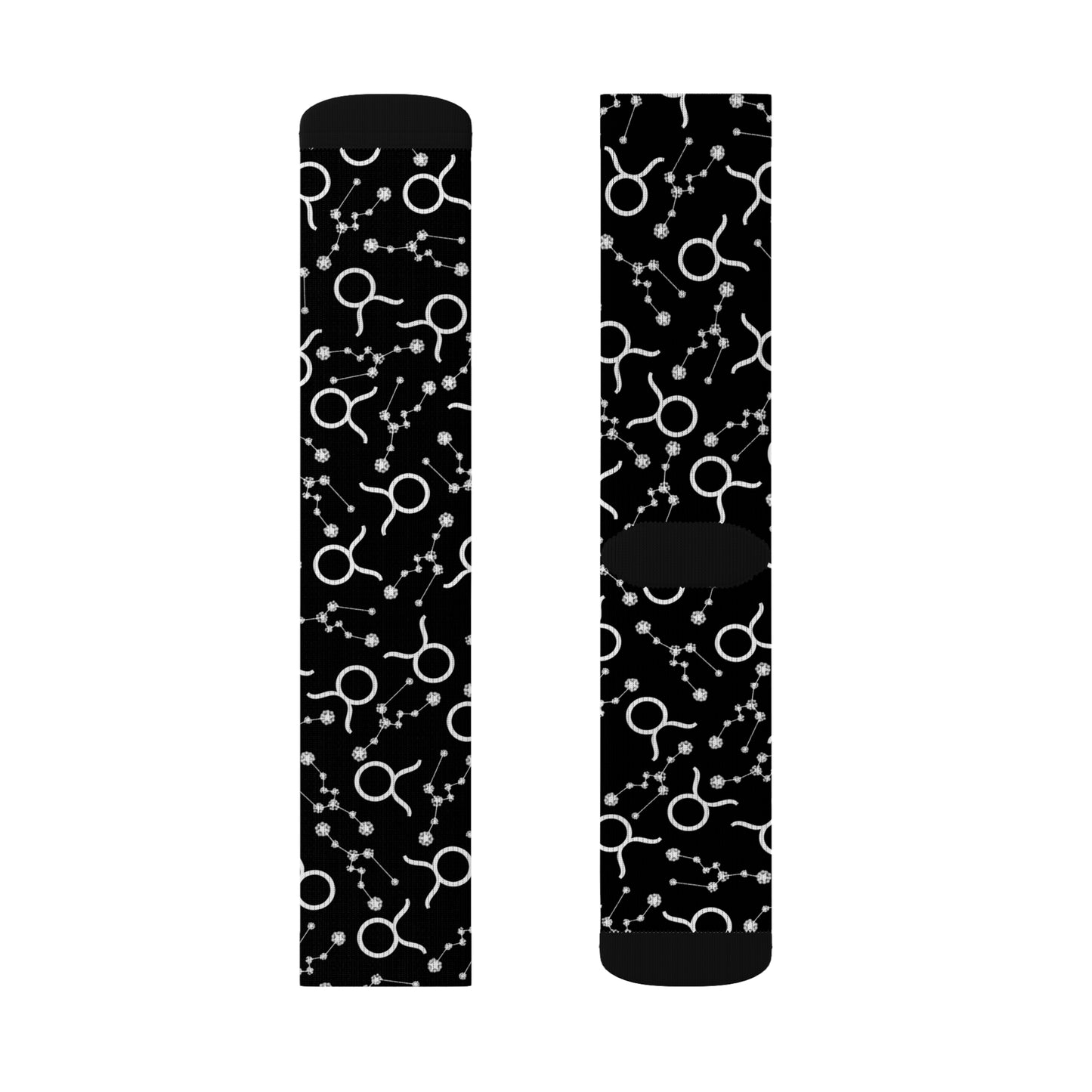 Zodiac Sublimation Socks Taurus Zodiac sign