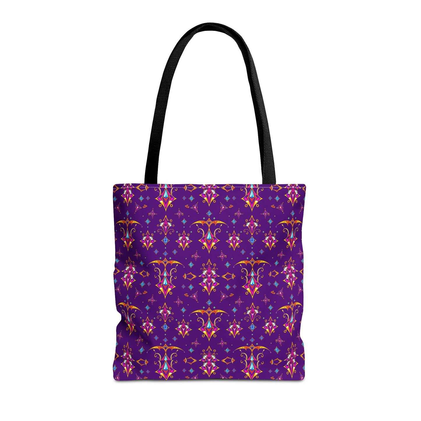Tote Bag (AOP), Sagittarius, Zodiac, Jewel Pattern