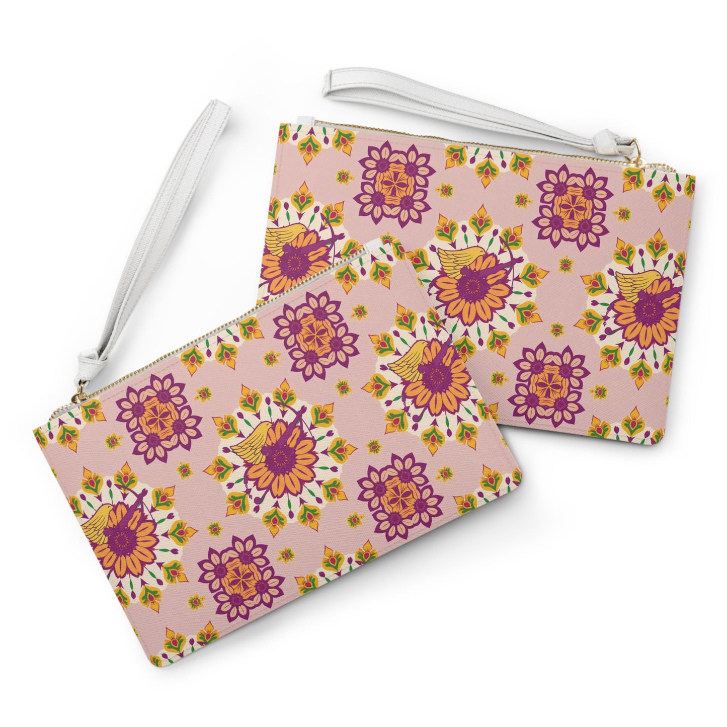 Clutch Bag, Sagittarius, Zodiac, Flower Pattern