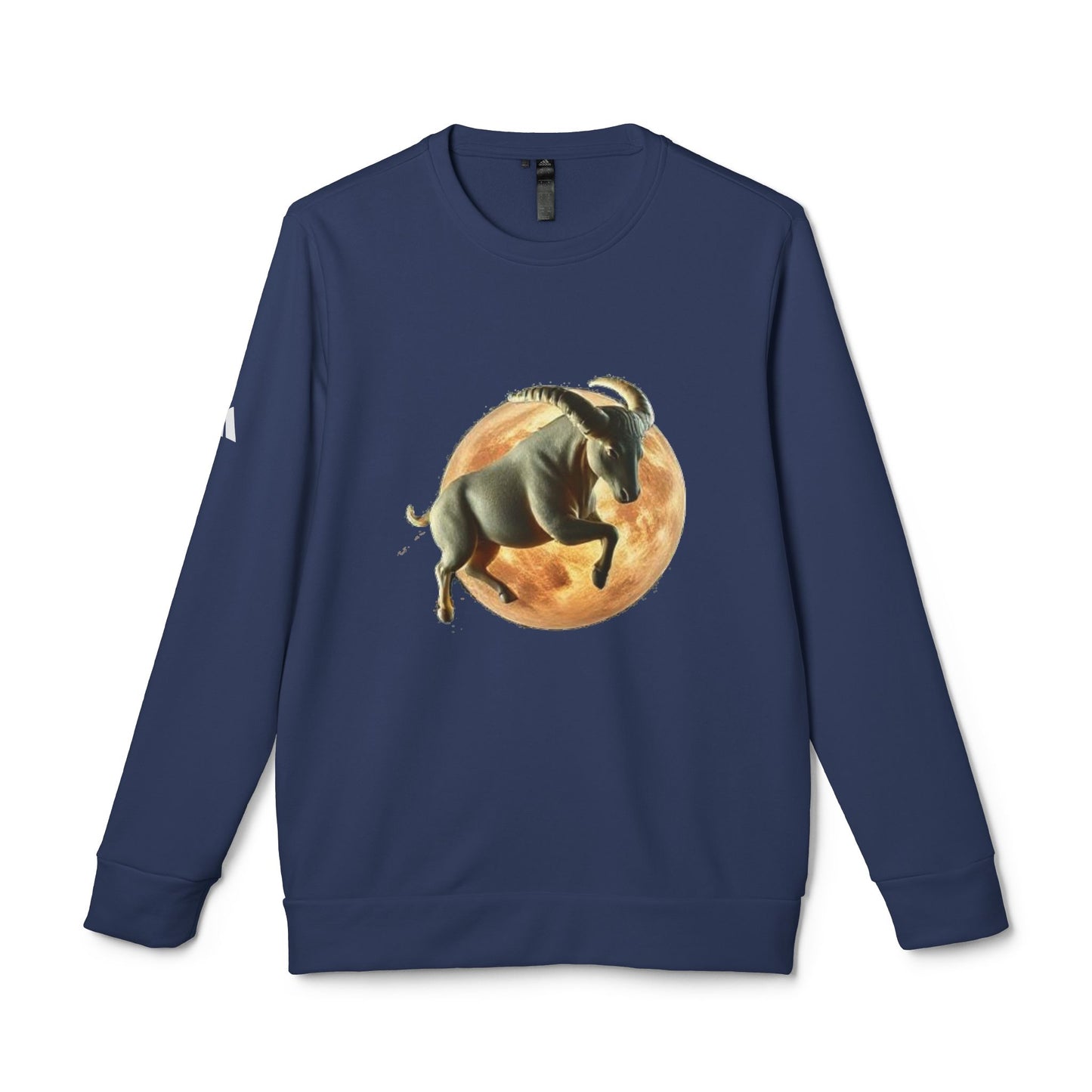 Adidas, Unisex Fleece Crewneck Sweatshirt, Taurus, Planet Animal, Zodiac