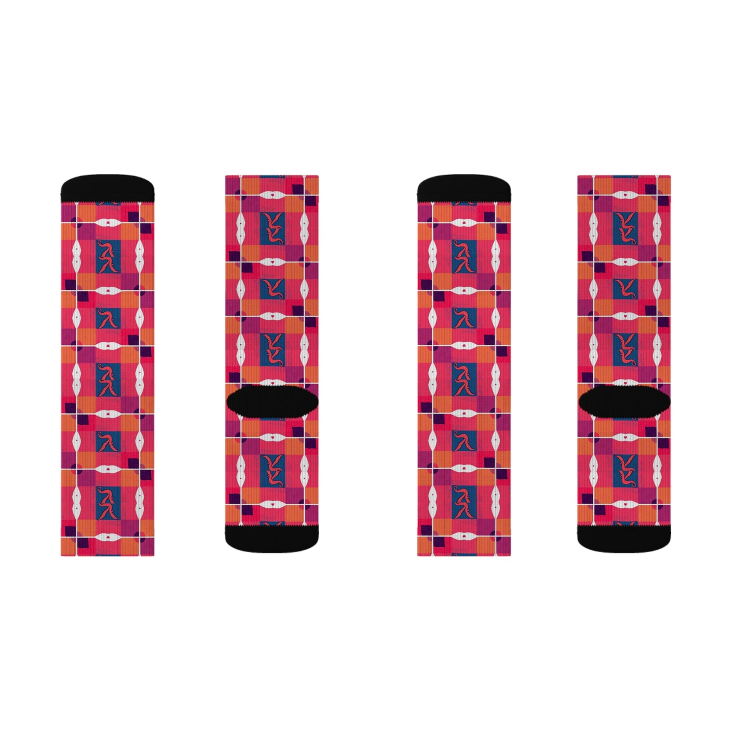 Sublimation Socks, Sagittarius, Zodiac v2, Shapes Pattern