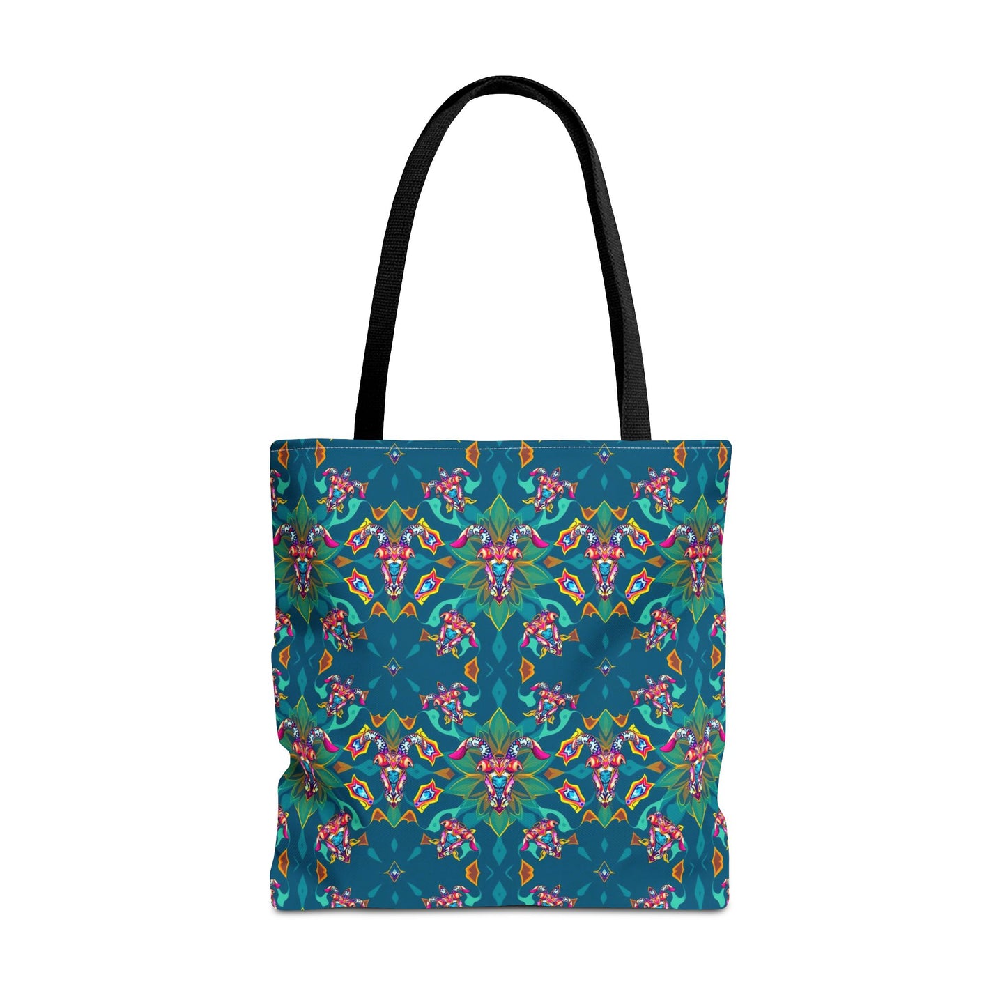 Tote Bag (AOP), Taurus, Zodiac v1, Jewel Pattern