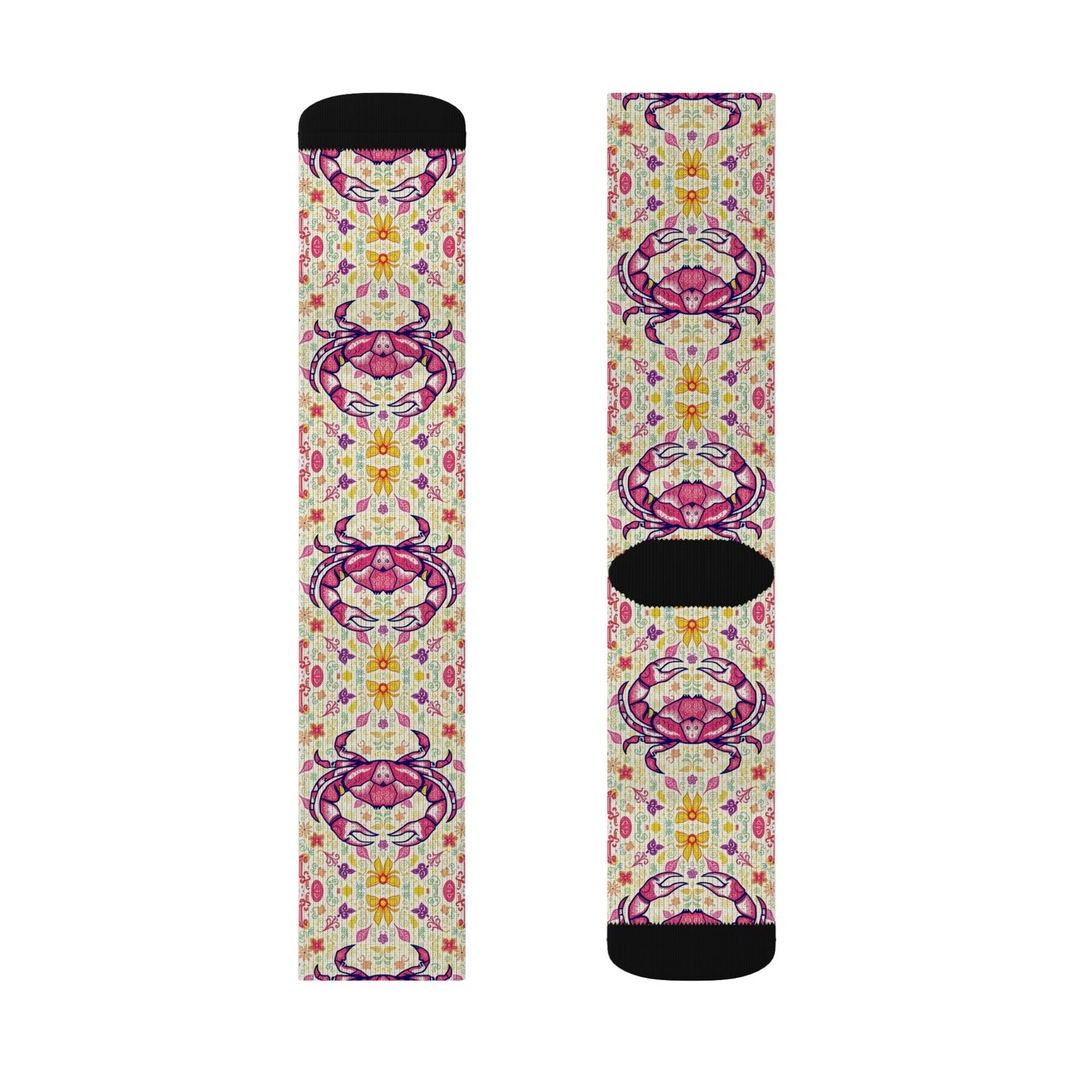 Sublimation Socks, Cancer, Zodiac v3, Pattern