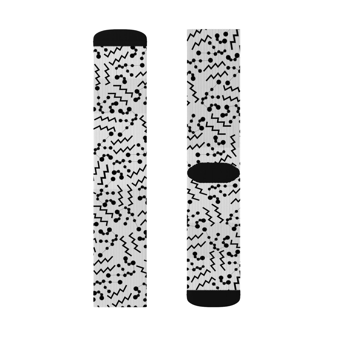 Zodiac Sublimation Socks Aquarius Zodiac sign