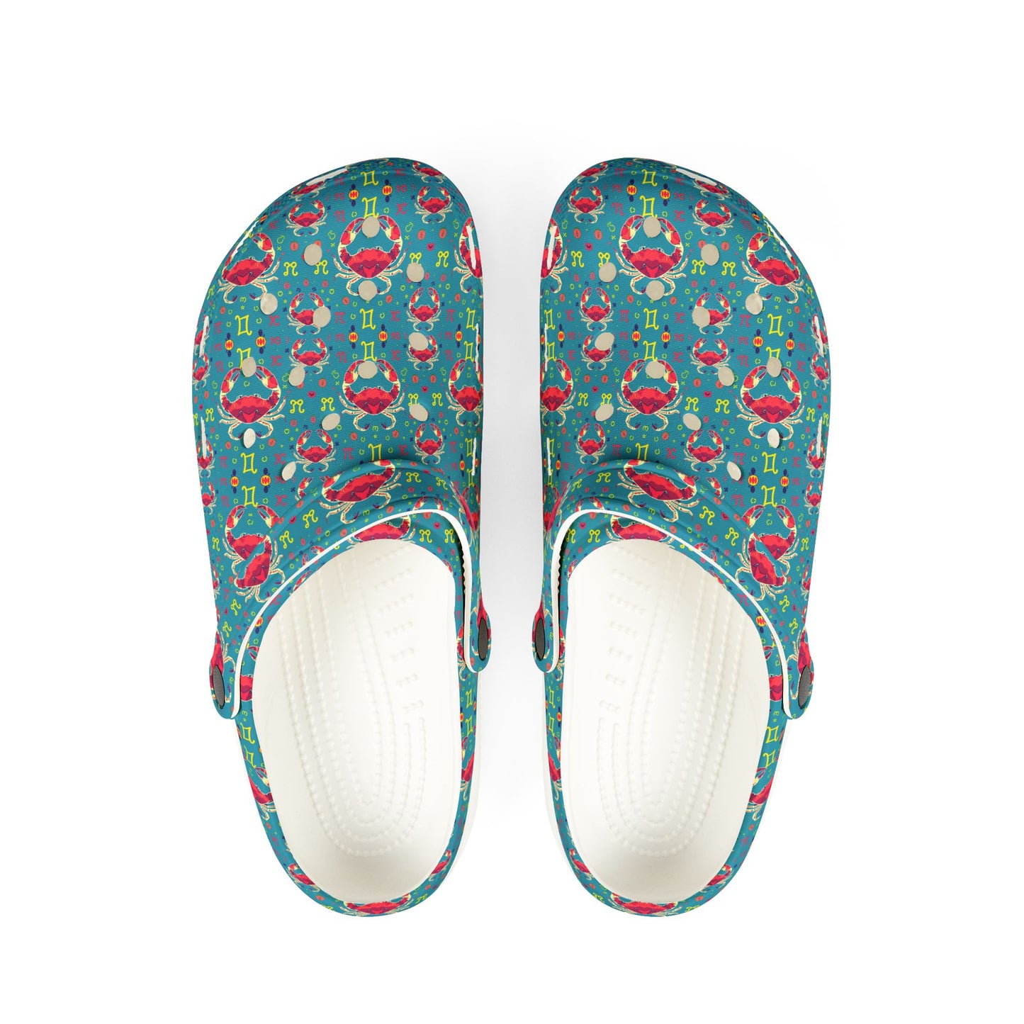 EVA Foam Rubber Shoes, (AOP), Cancer, Zodiac, Pattern