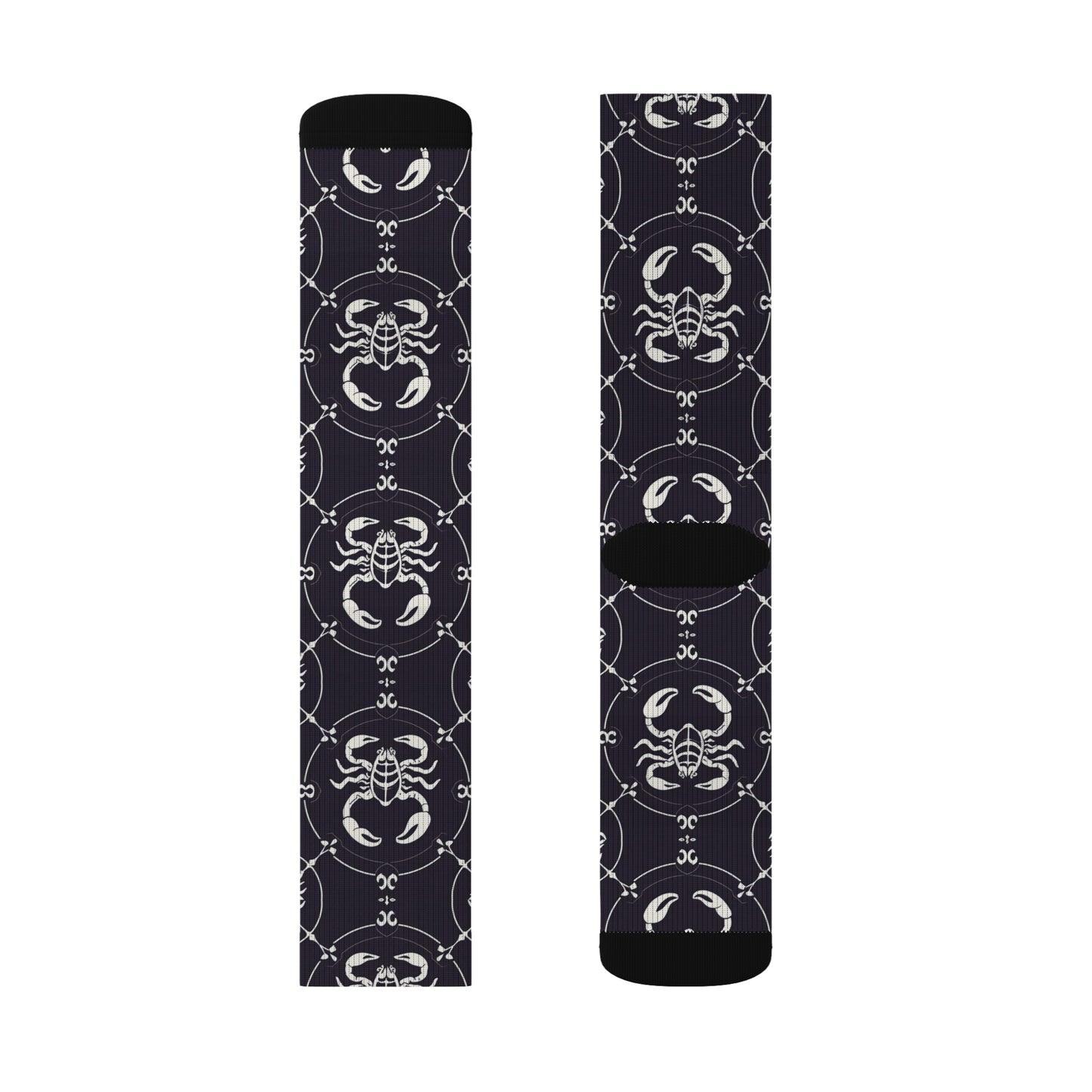 Sublimation Socks, Scorpio, Zodiac, Pattern