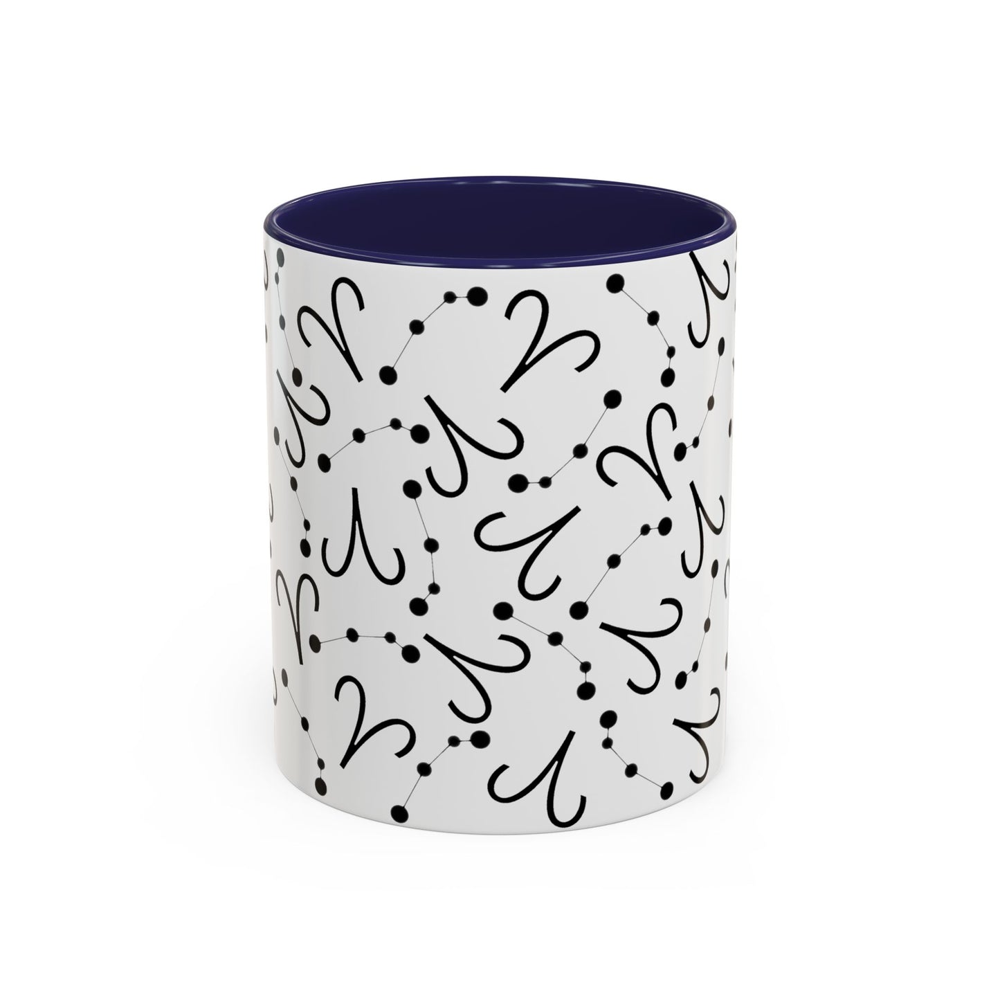 Accent Coffee Mug with the Aries sign (11, 15oz)