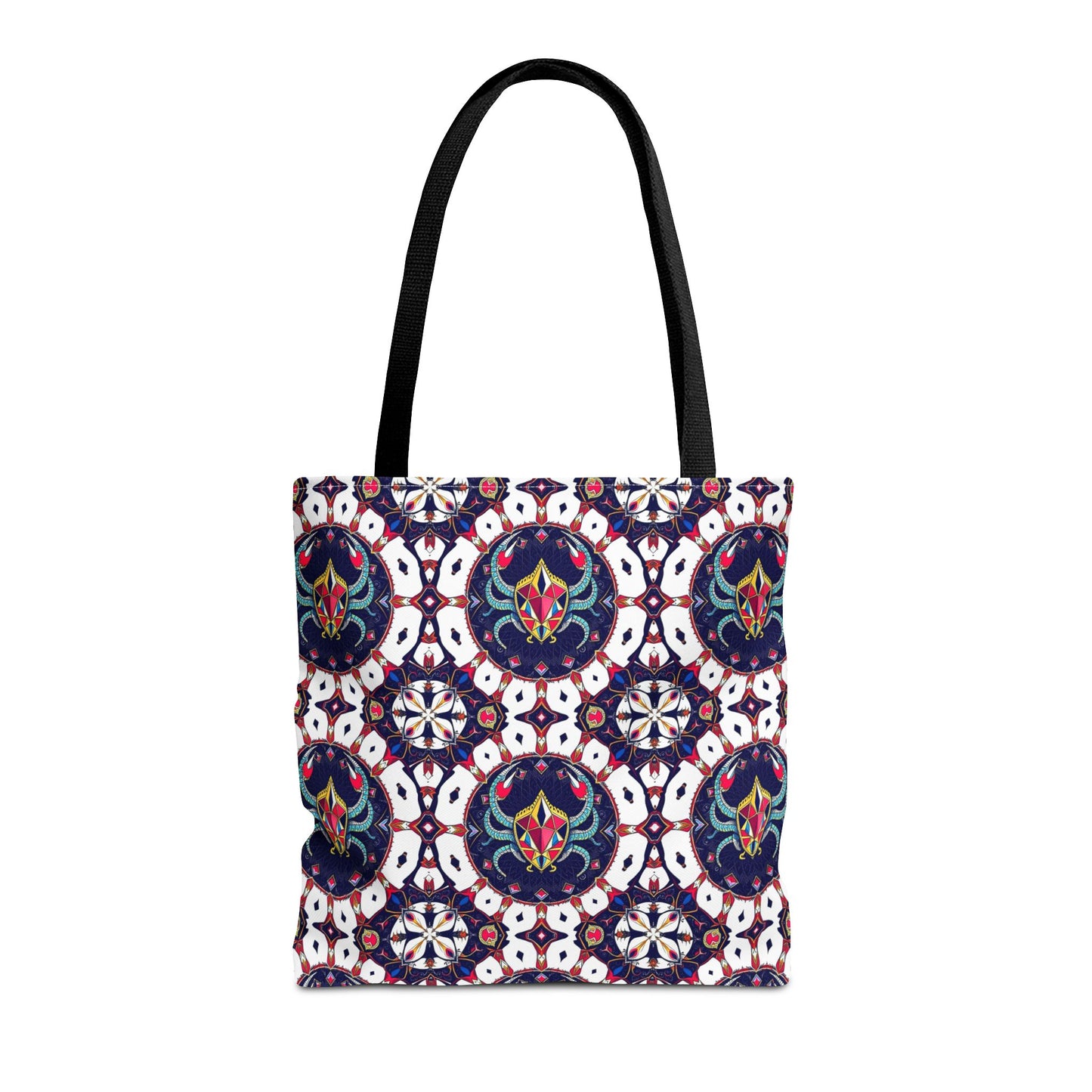 Tote Bag (AOP), Scorpio, Zodiac v1, Jewel Pattern