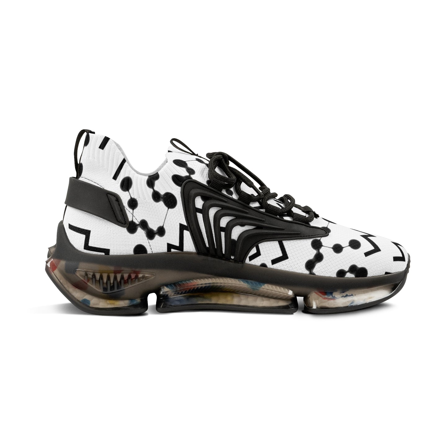 Men's Mesh Sneakers, Aquarius Zodiac Sign, all over print