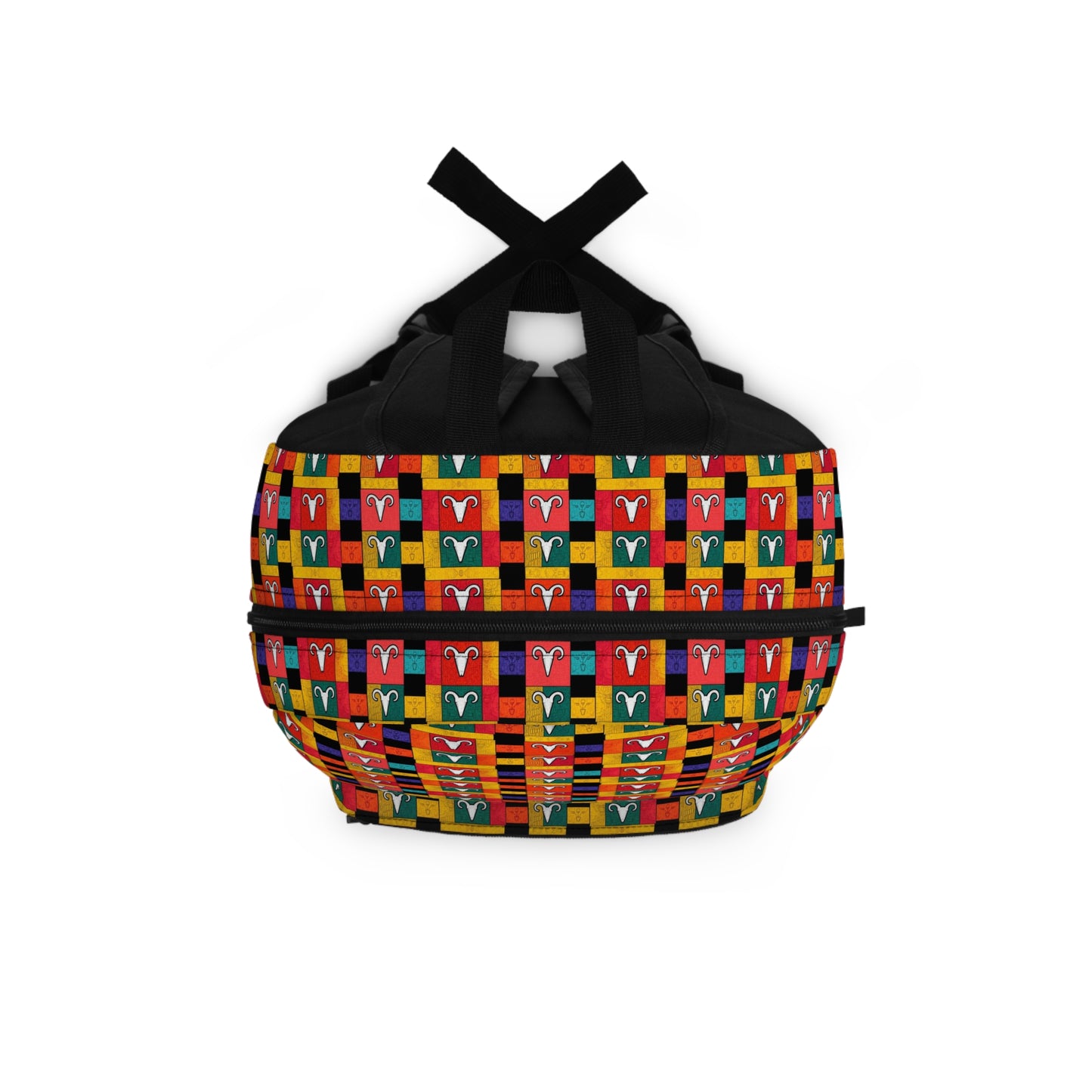 Backpack, Aries, Zodiac v1, Shapes Pattern