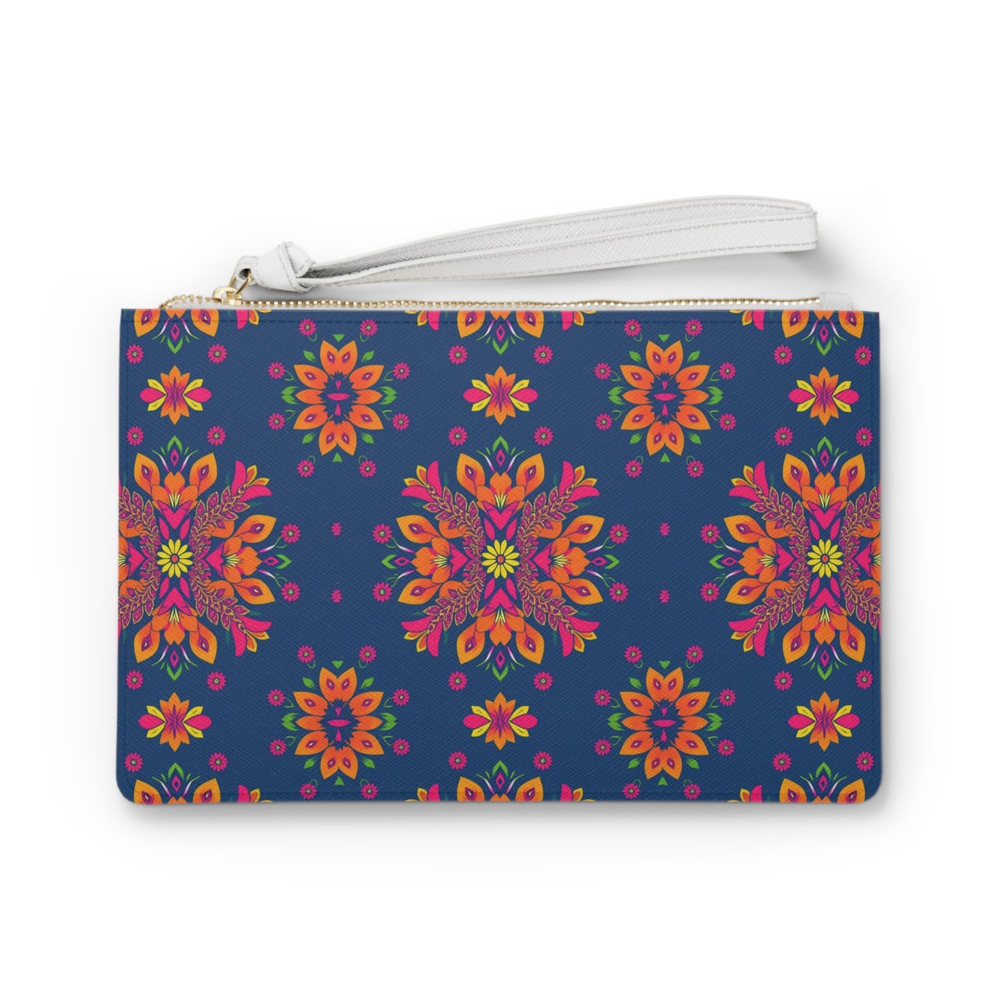 Clutch Bag, Gemini, Zodiac v2, Flower Pattern